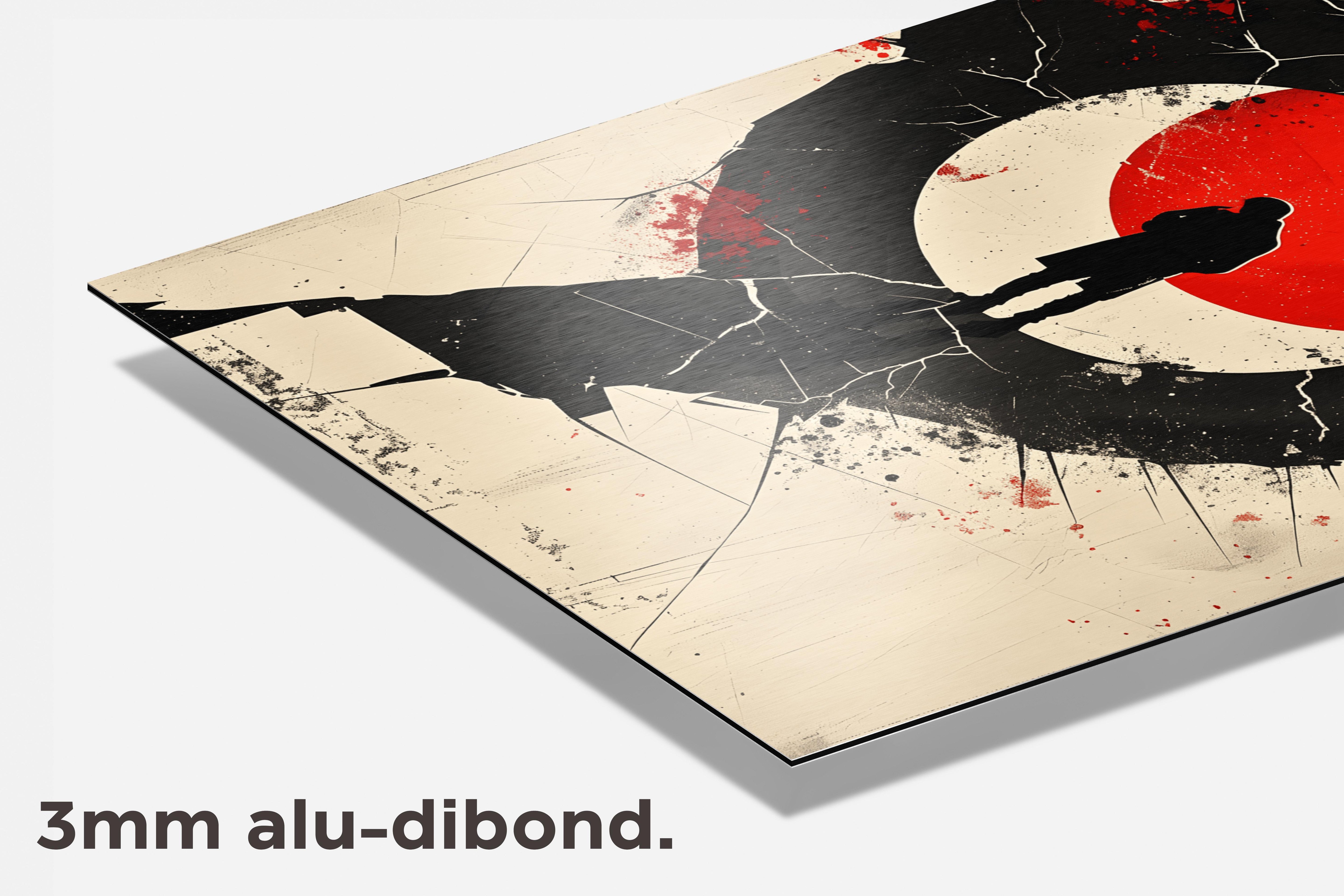 Doelwit dibond detail