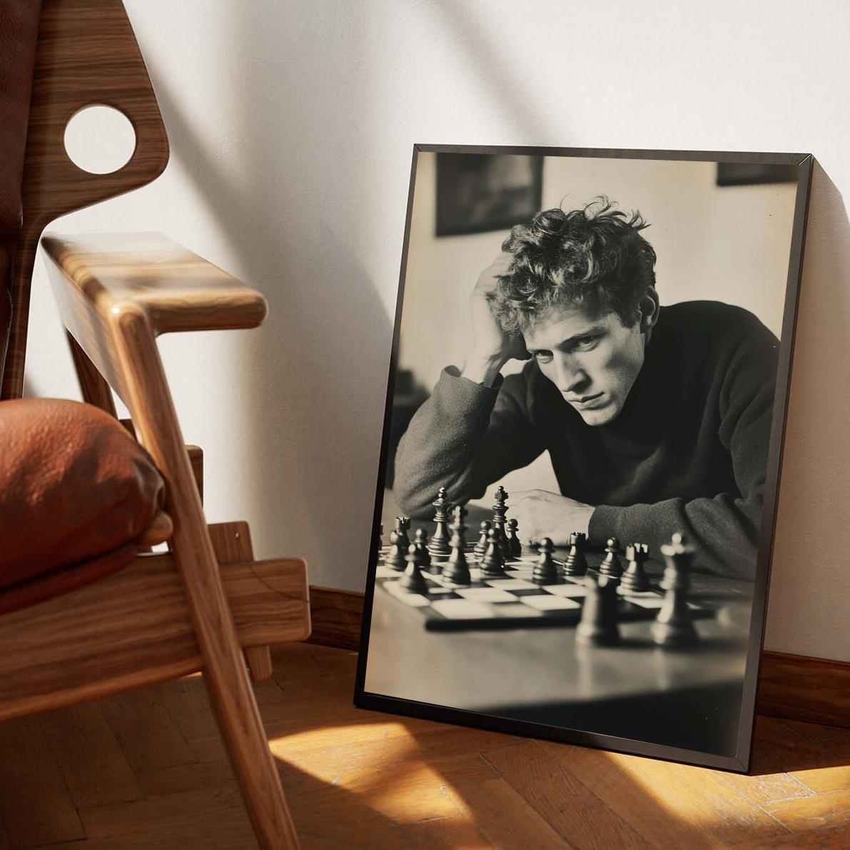 Chess Player en un interior