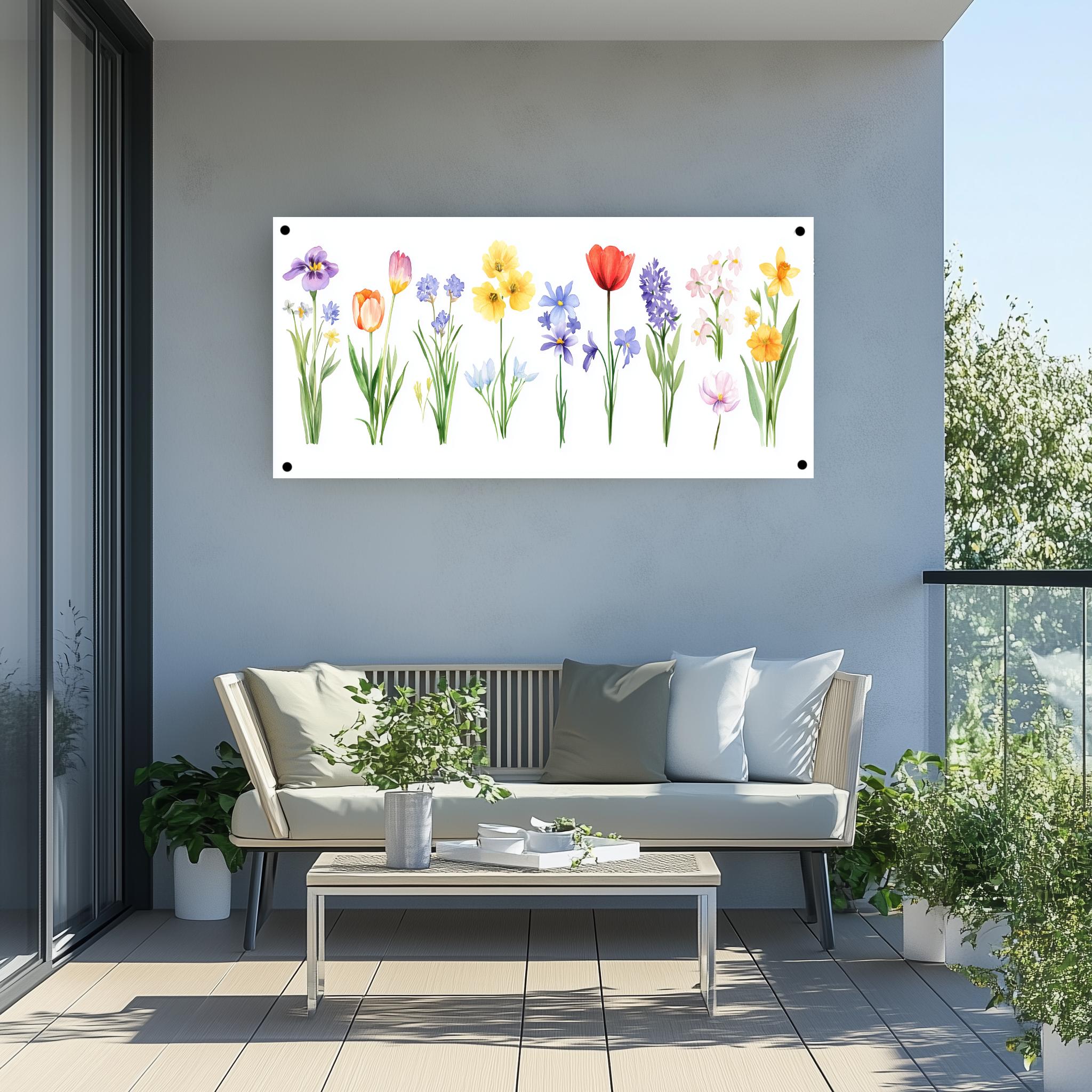 Tuinposter Bloemen sfeerbeeld 4