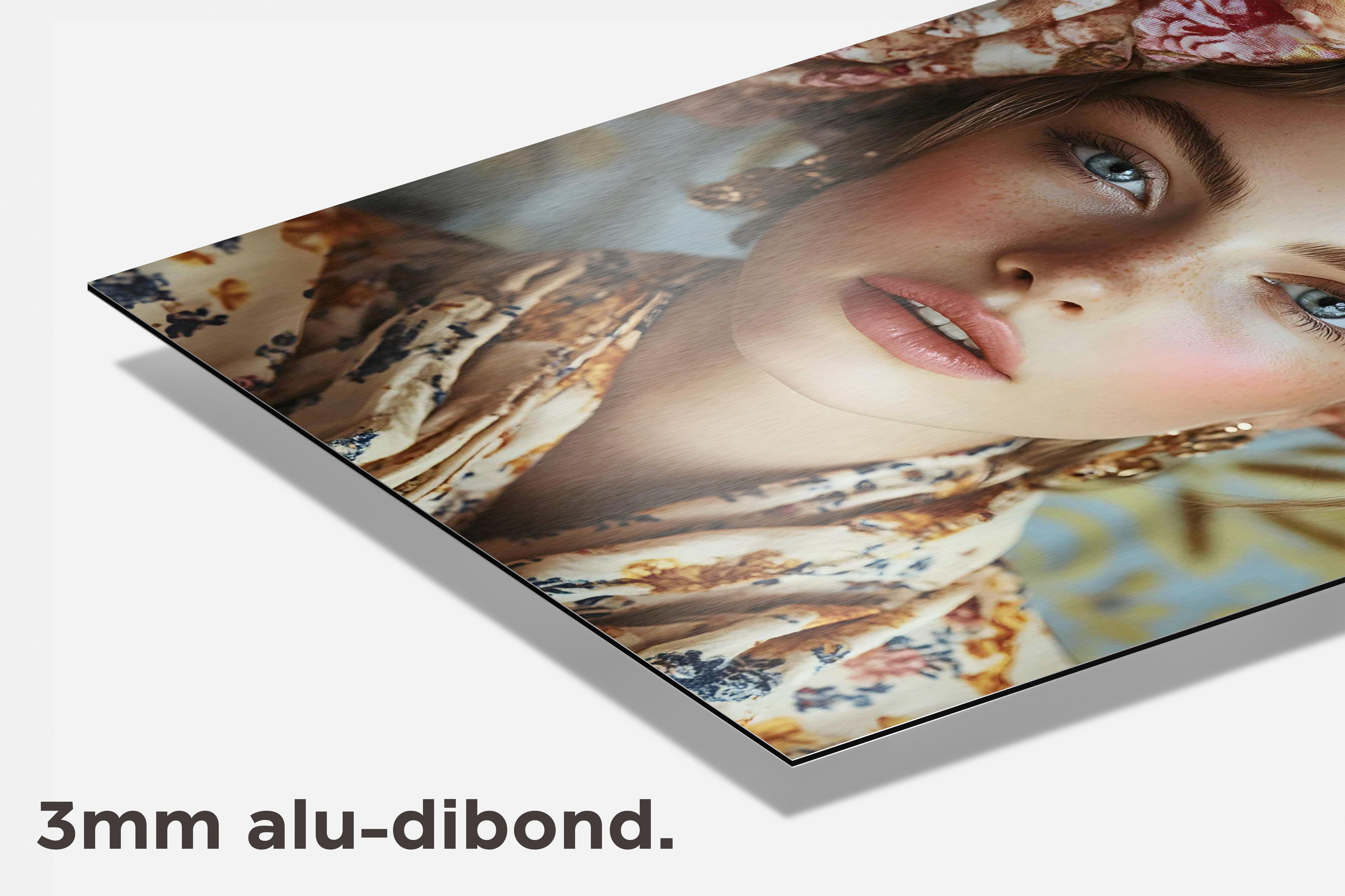 Tulband Vrouw dibond detail
