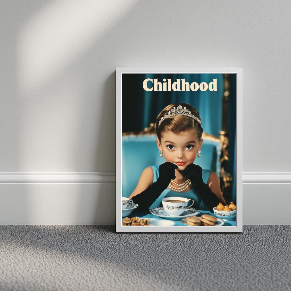 Childhood Princess Text poster sfeerbeeld 3