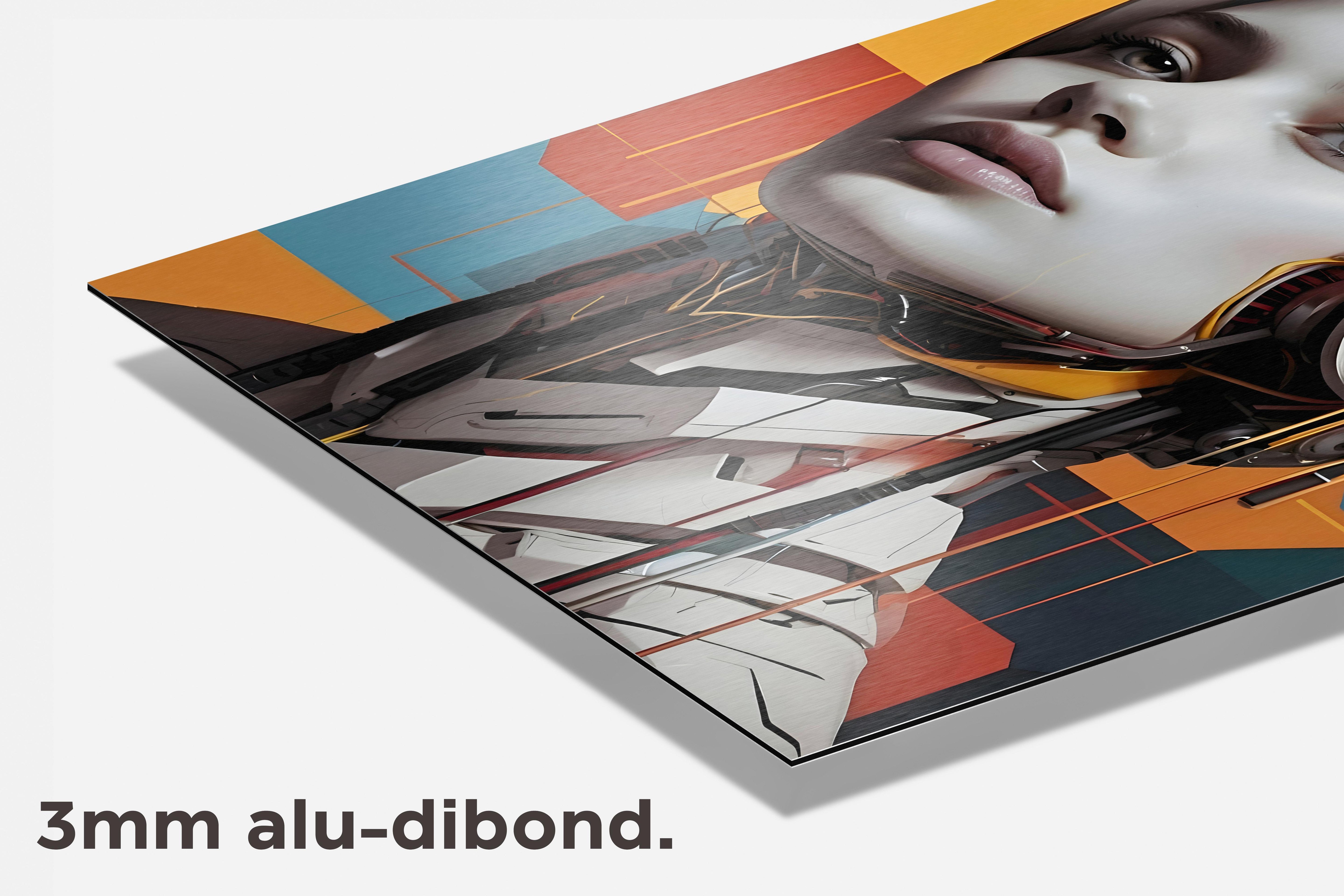 Hijabi Tech Sci-Fi dibond detail