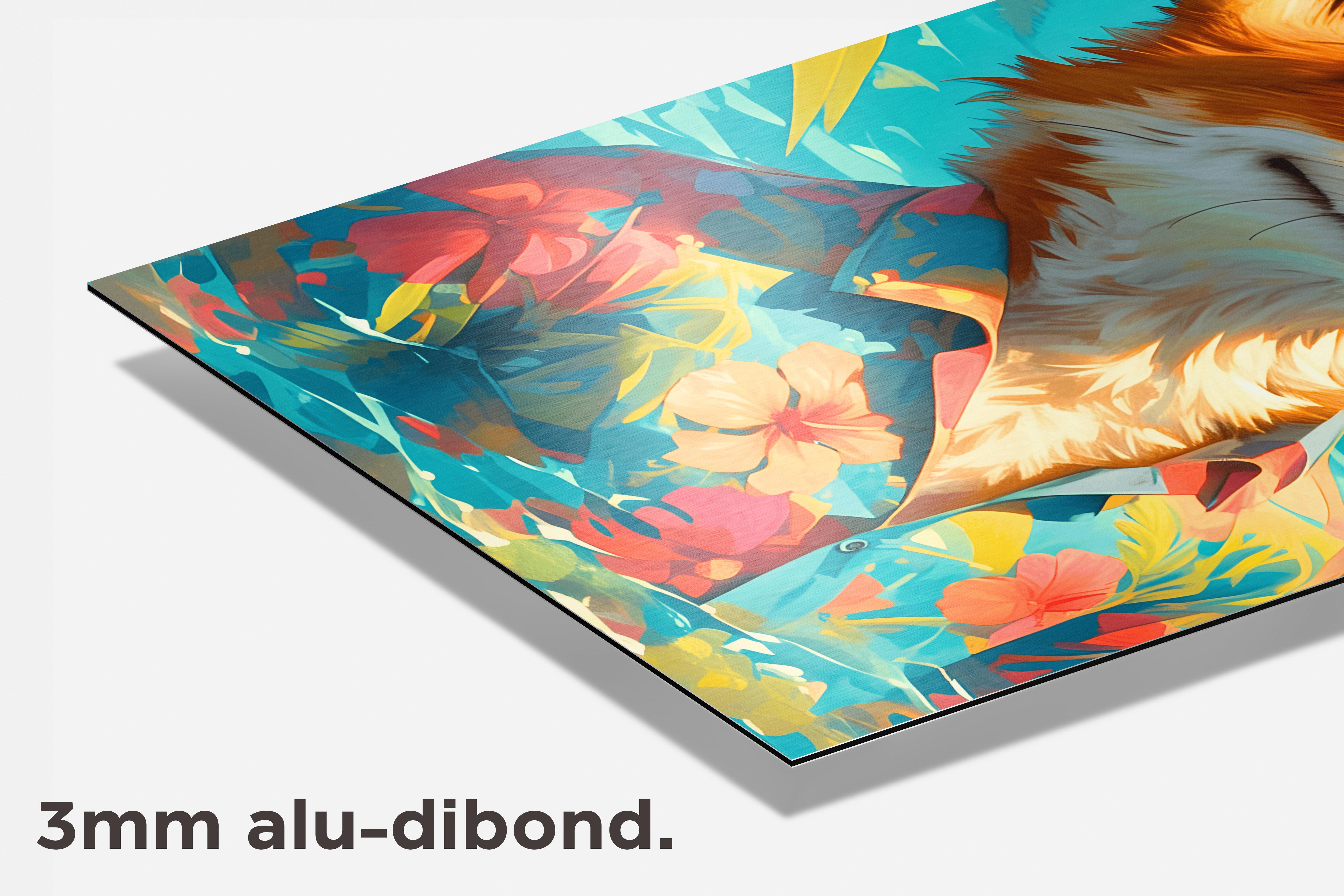 Vakantievos dibond detail