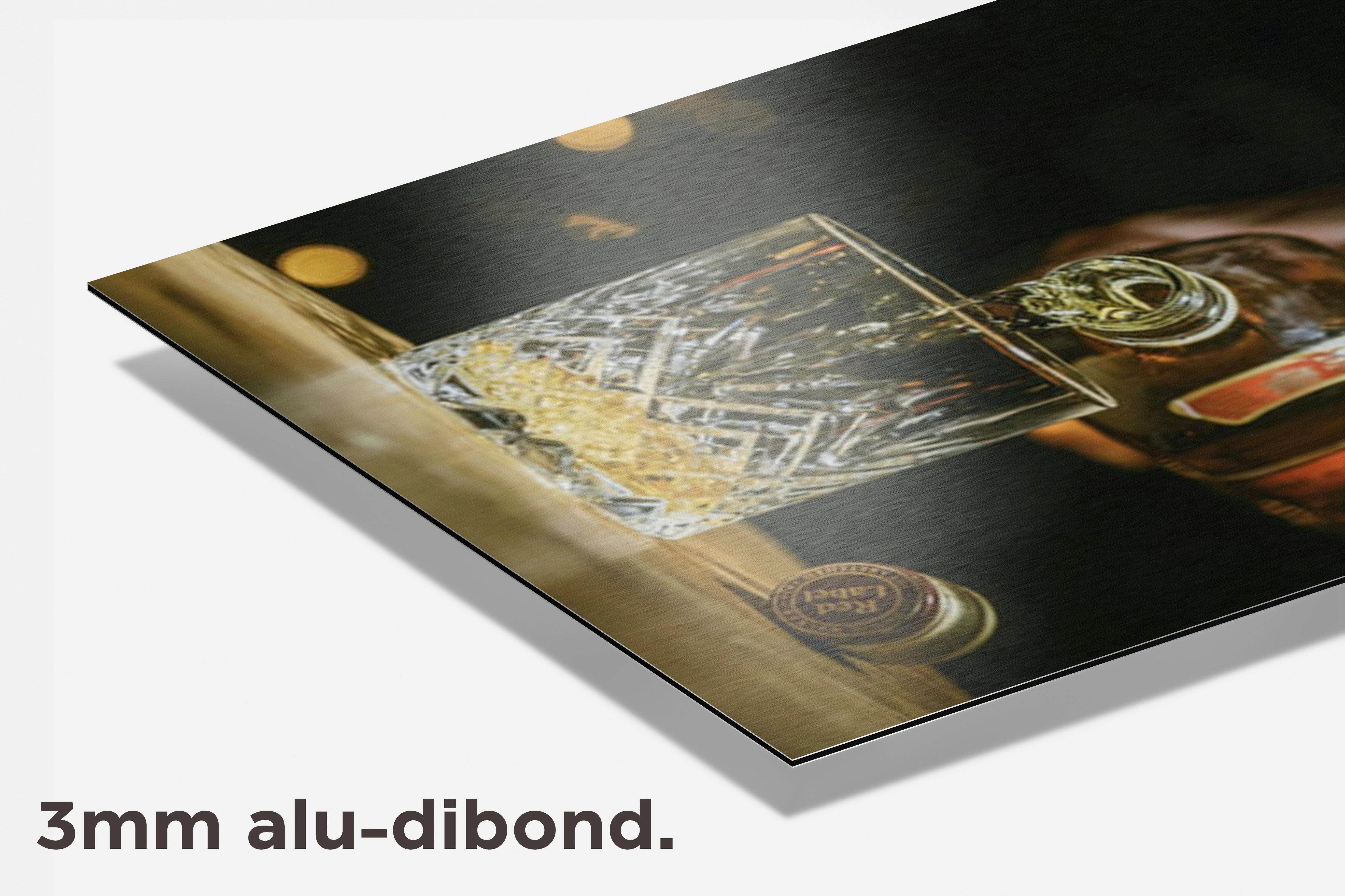 Whisky Bar dibond detail
