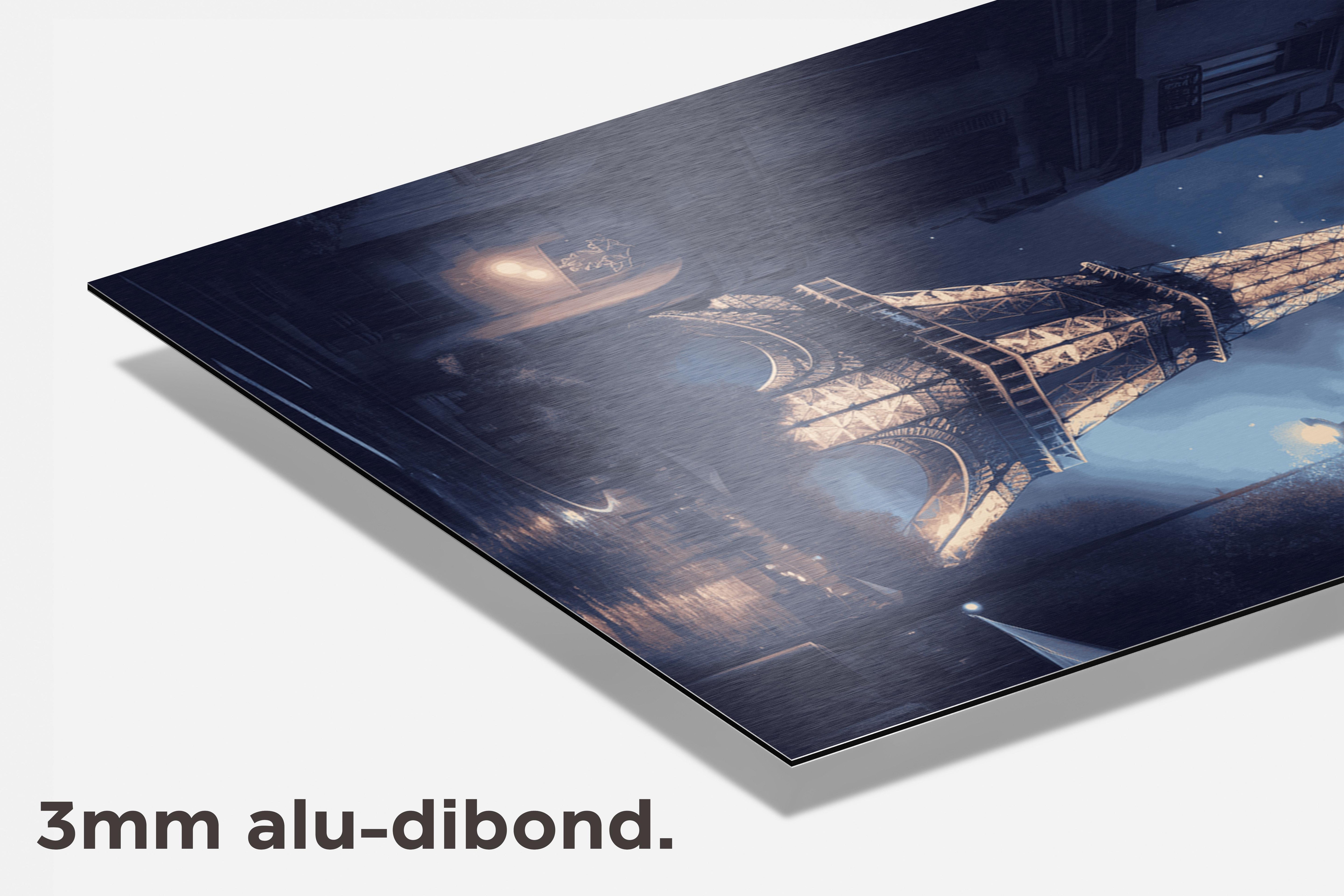 Poster Eiffeltoren dibond detail