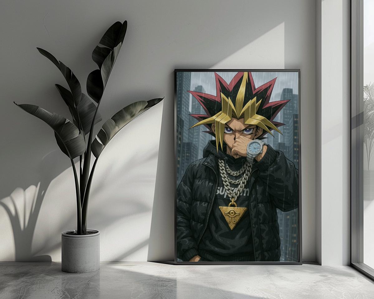 Yami Yugi Yu-Gi-Oh Fashion poster van 25 Artstreet