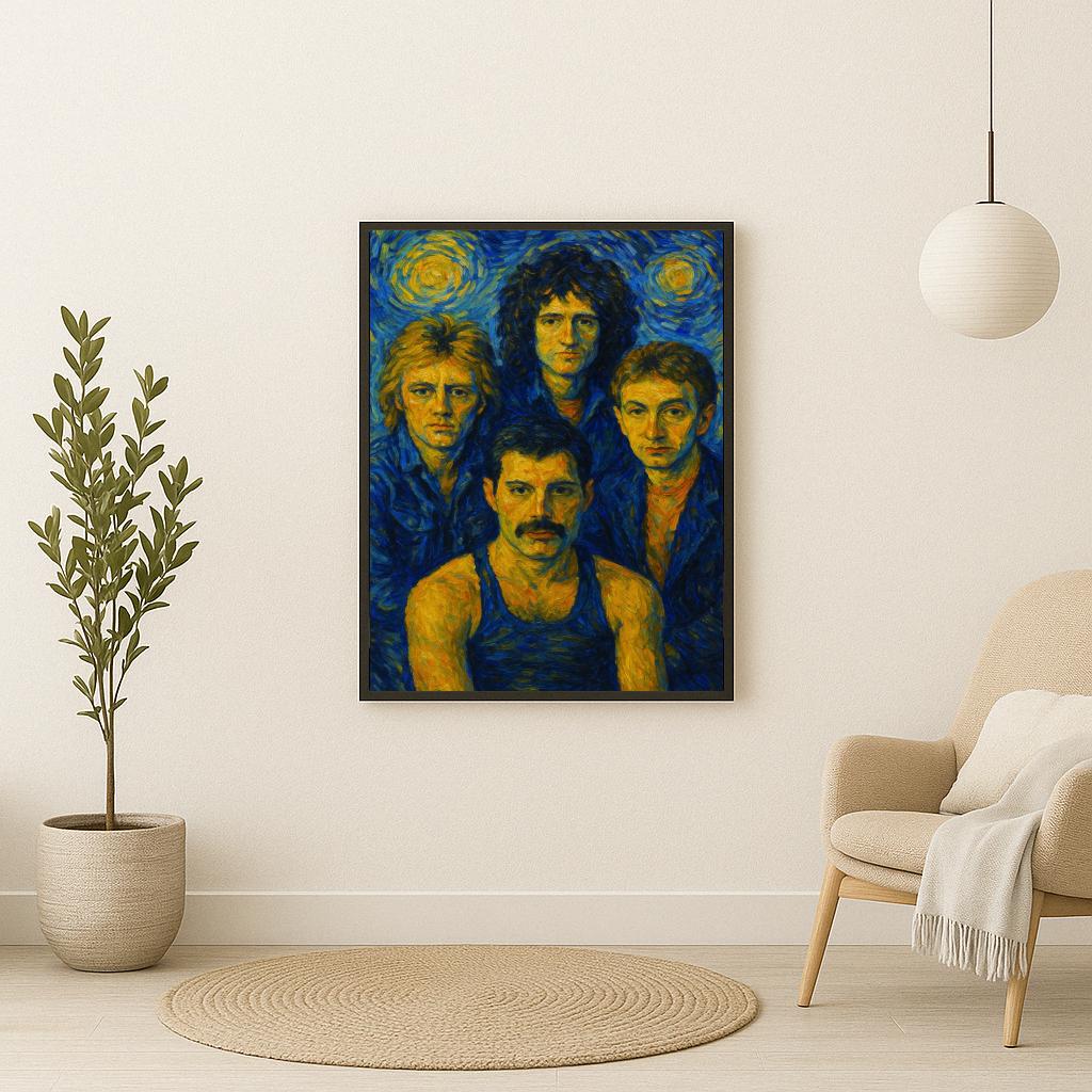 Queen Starry Night Inspired poster sfeerbeeld 2