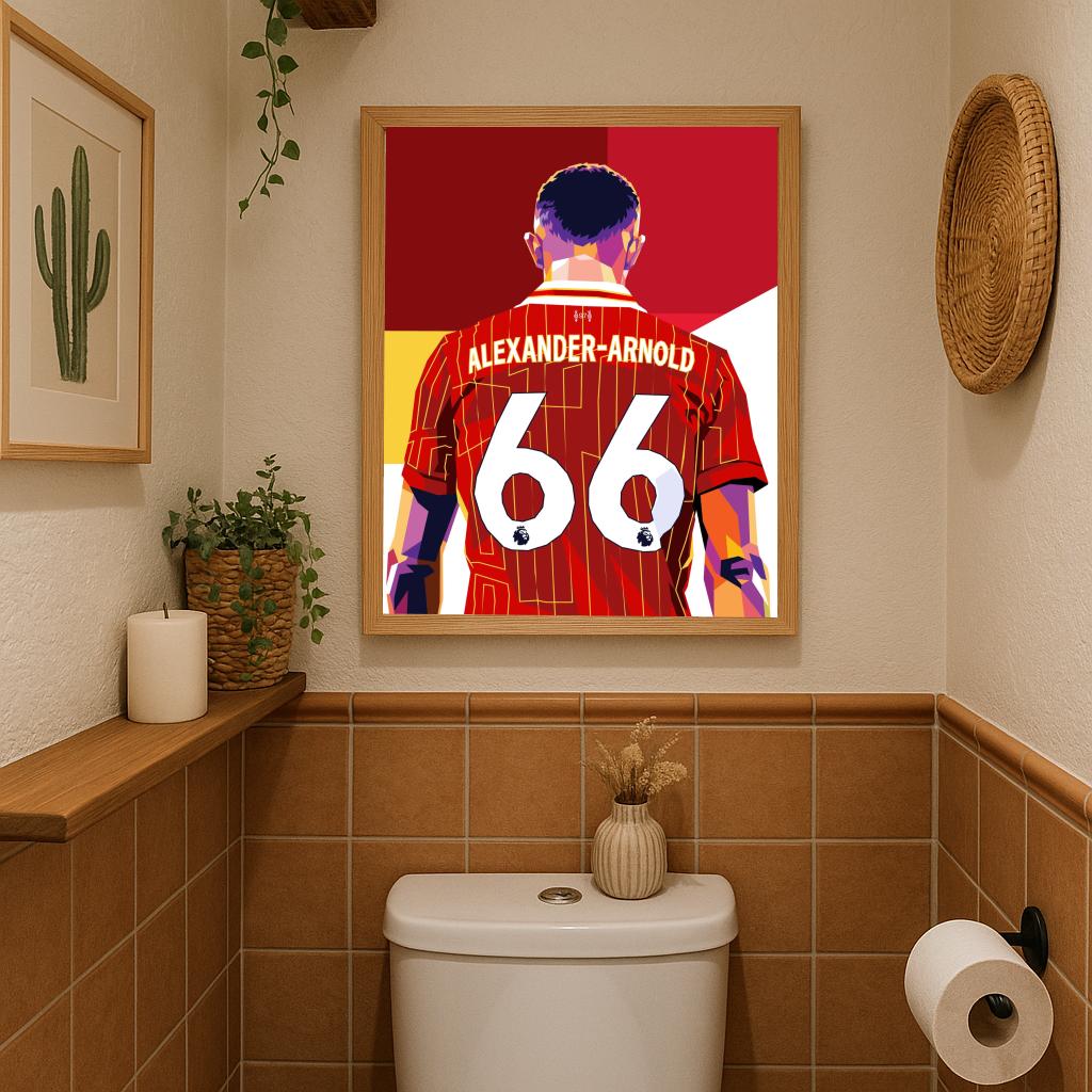 Trent Alexander-Arnold Pop Art poster sfeerbeeld 3