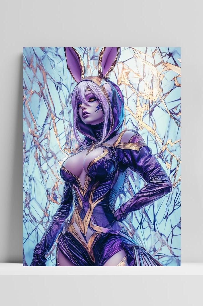 Rabbit Suit op 3mm aluminium dibond