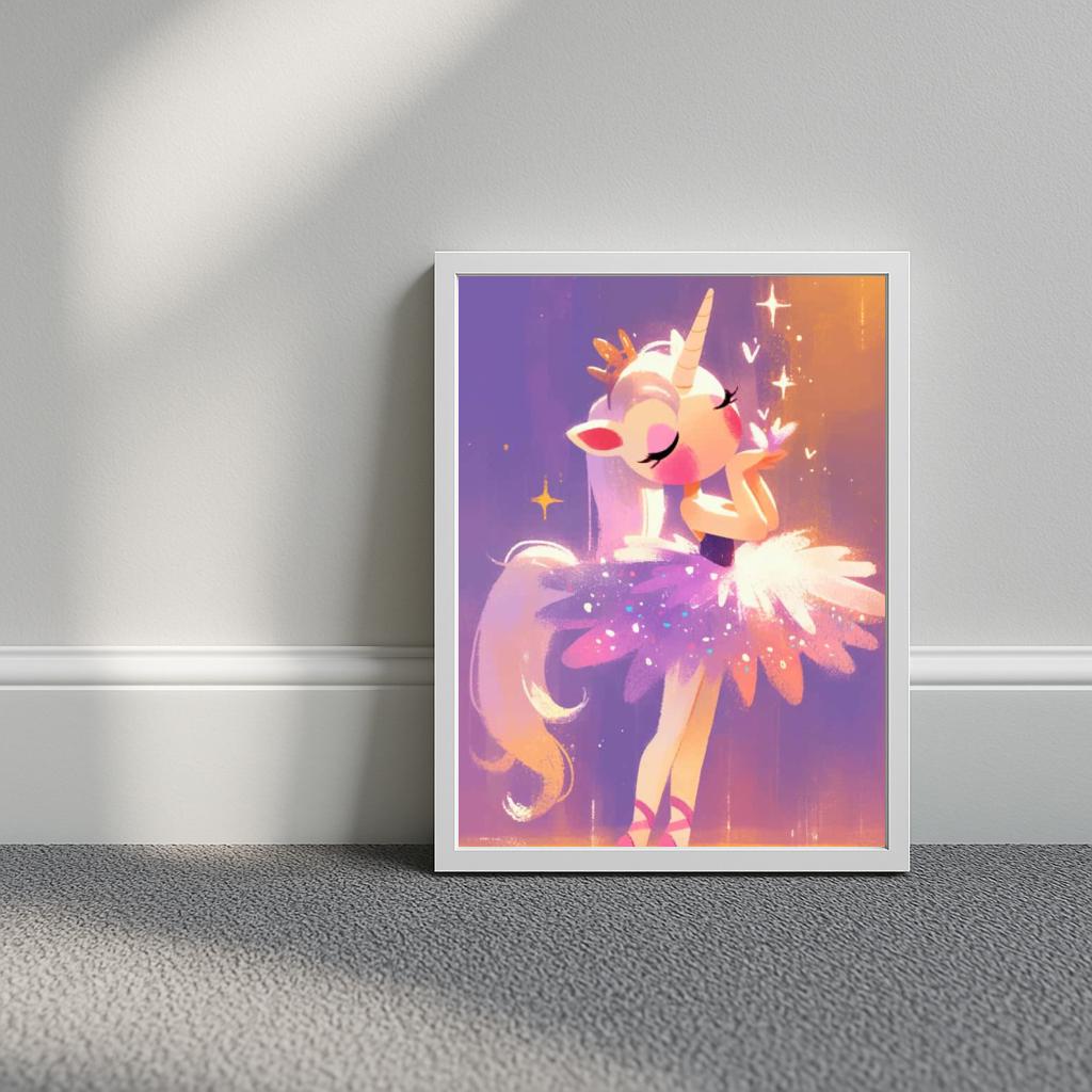 Ballerina Unicorn poster sfeerbeeld 3