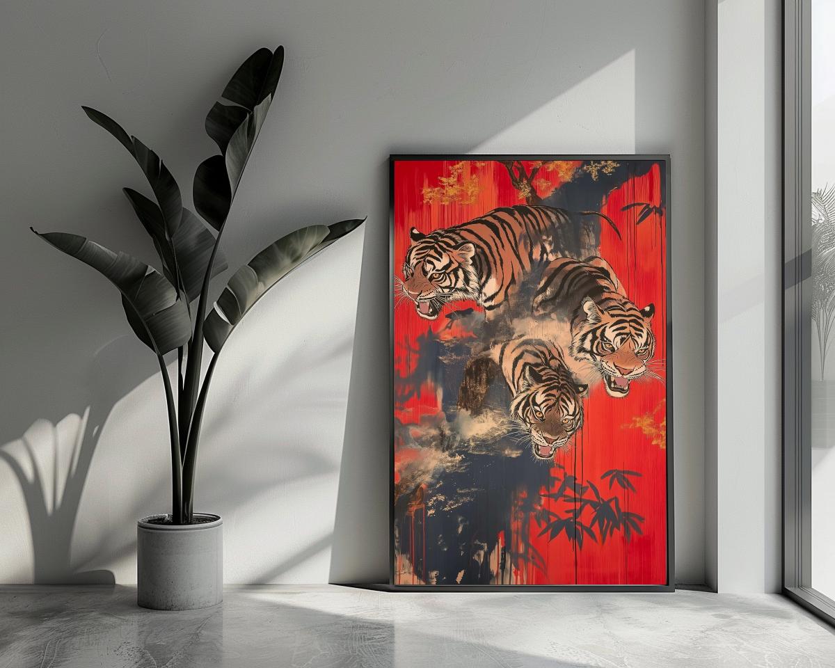 Tigers poster van 25 Artstreet