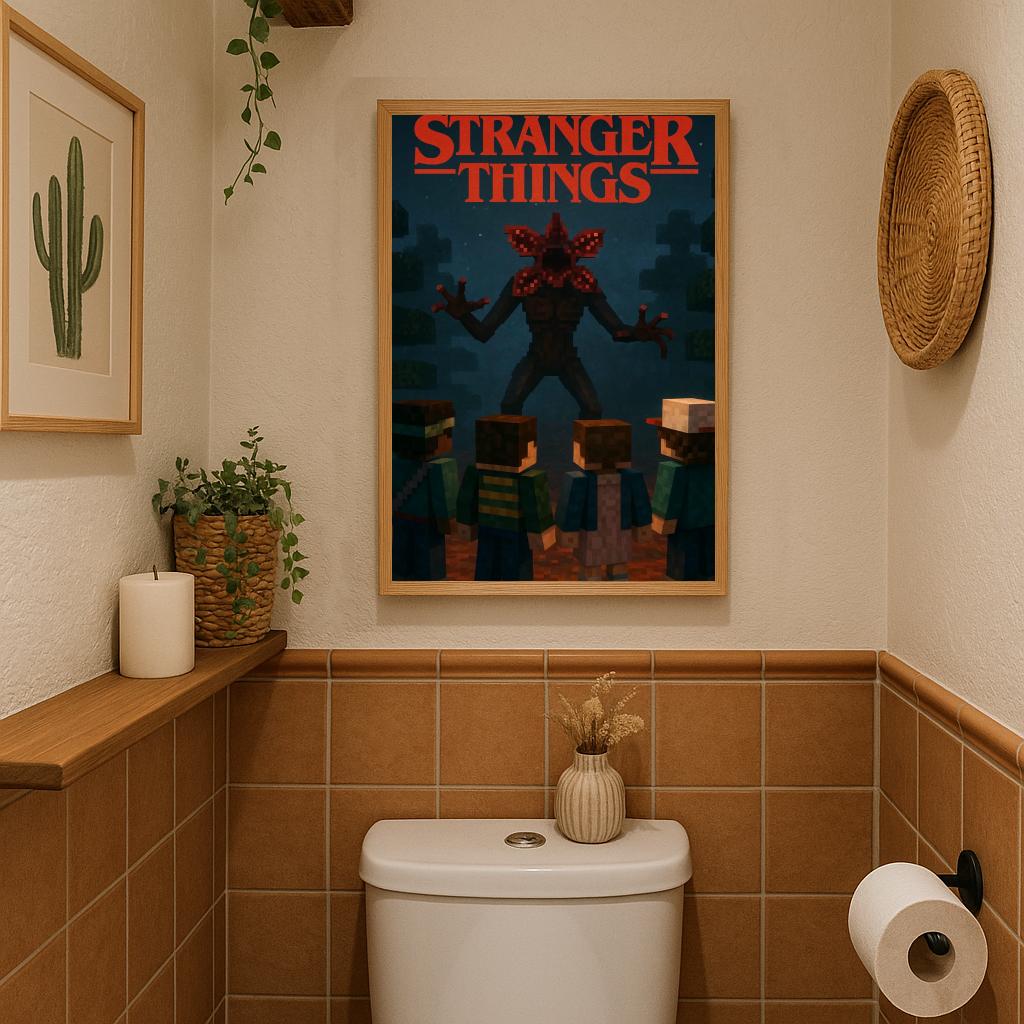 Stranger Things Pixel Text poster sfeerbeeld 3