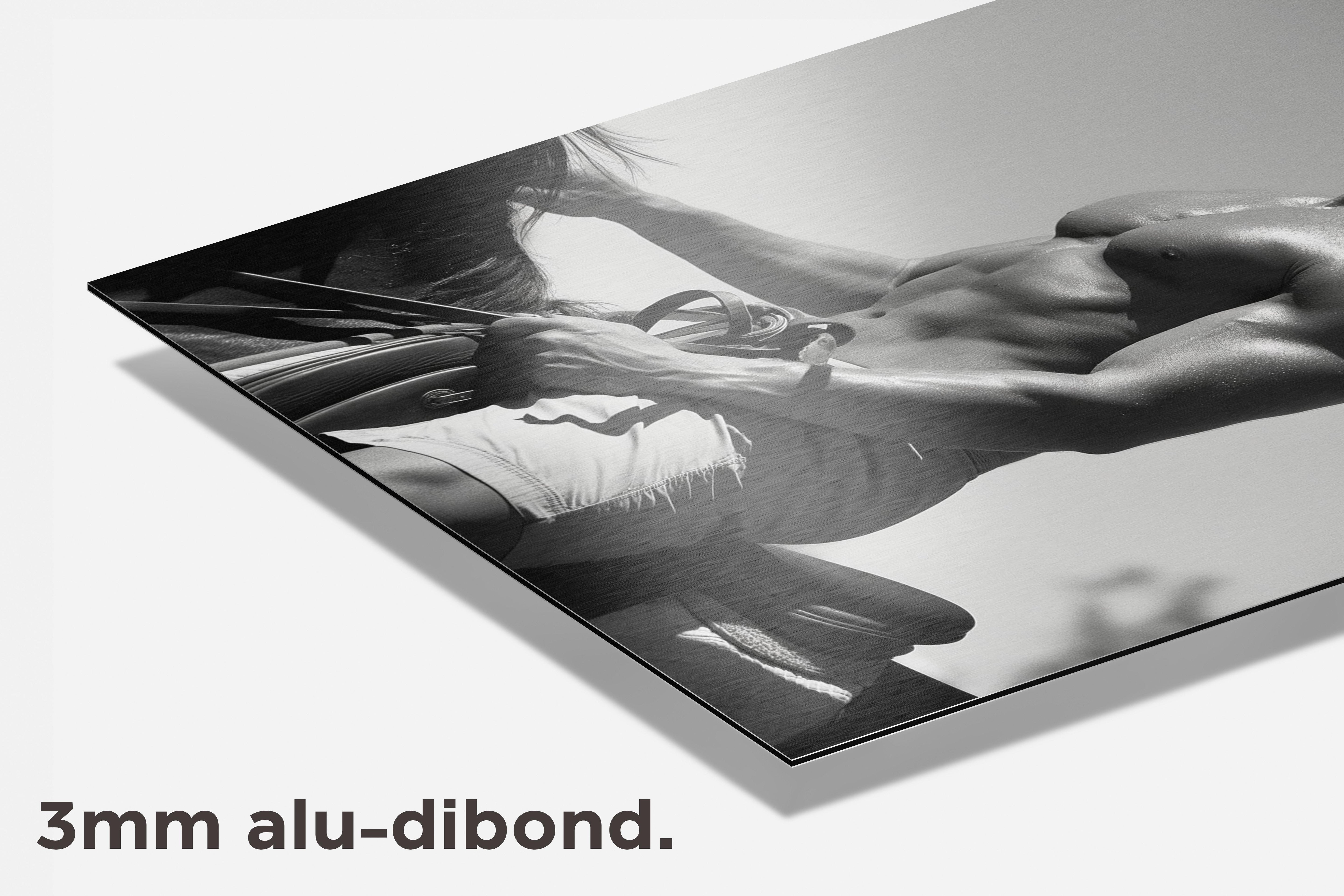 Cristiano Ronaldo Paard dibond detail