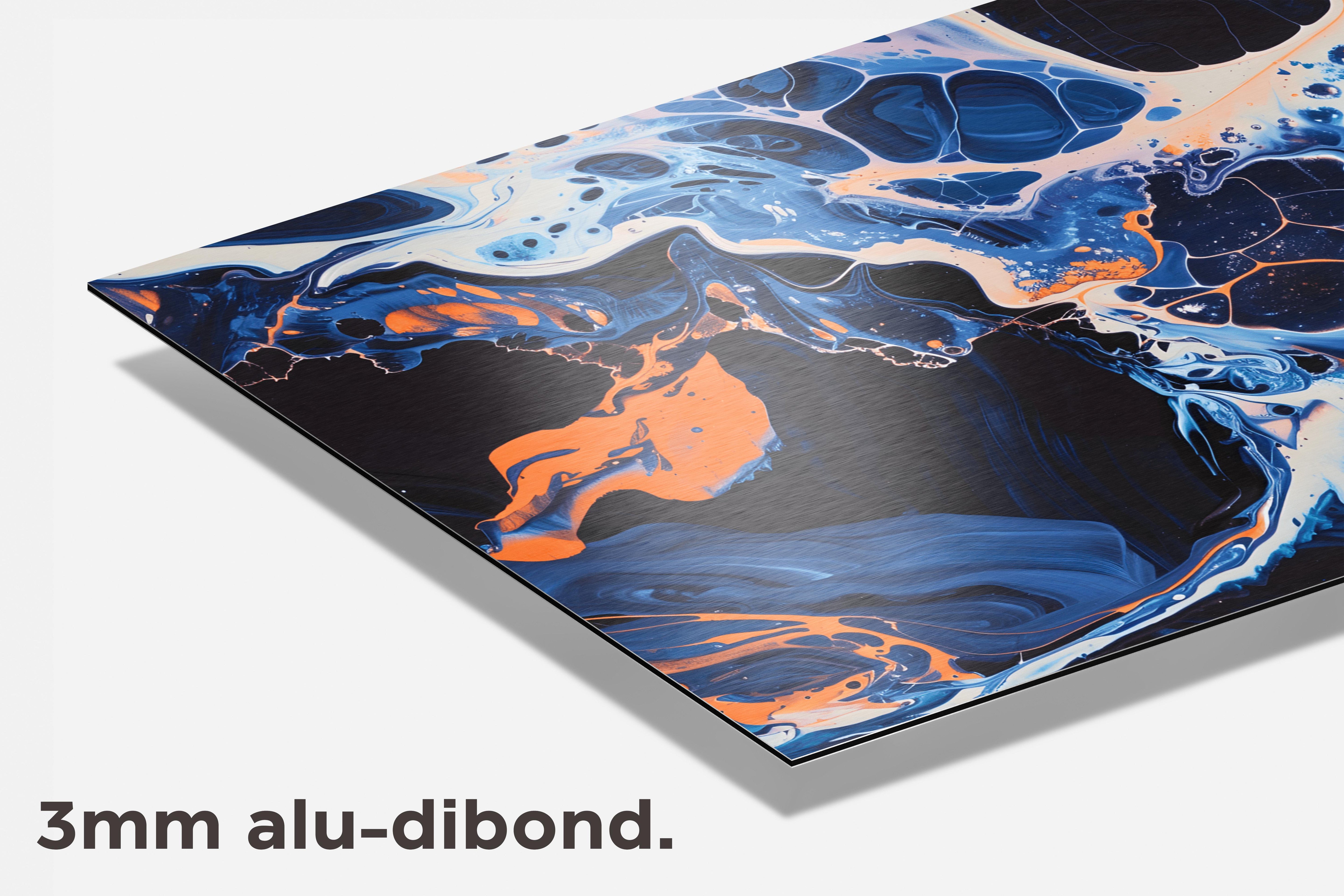 Kleuren Golf dibond detail
