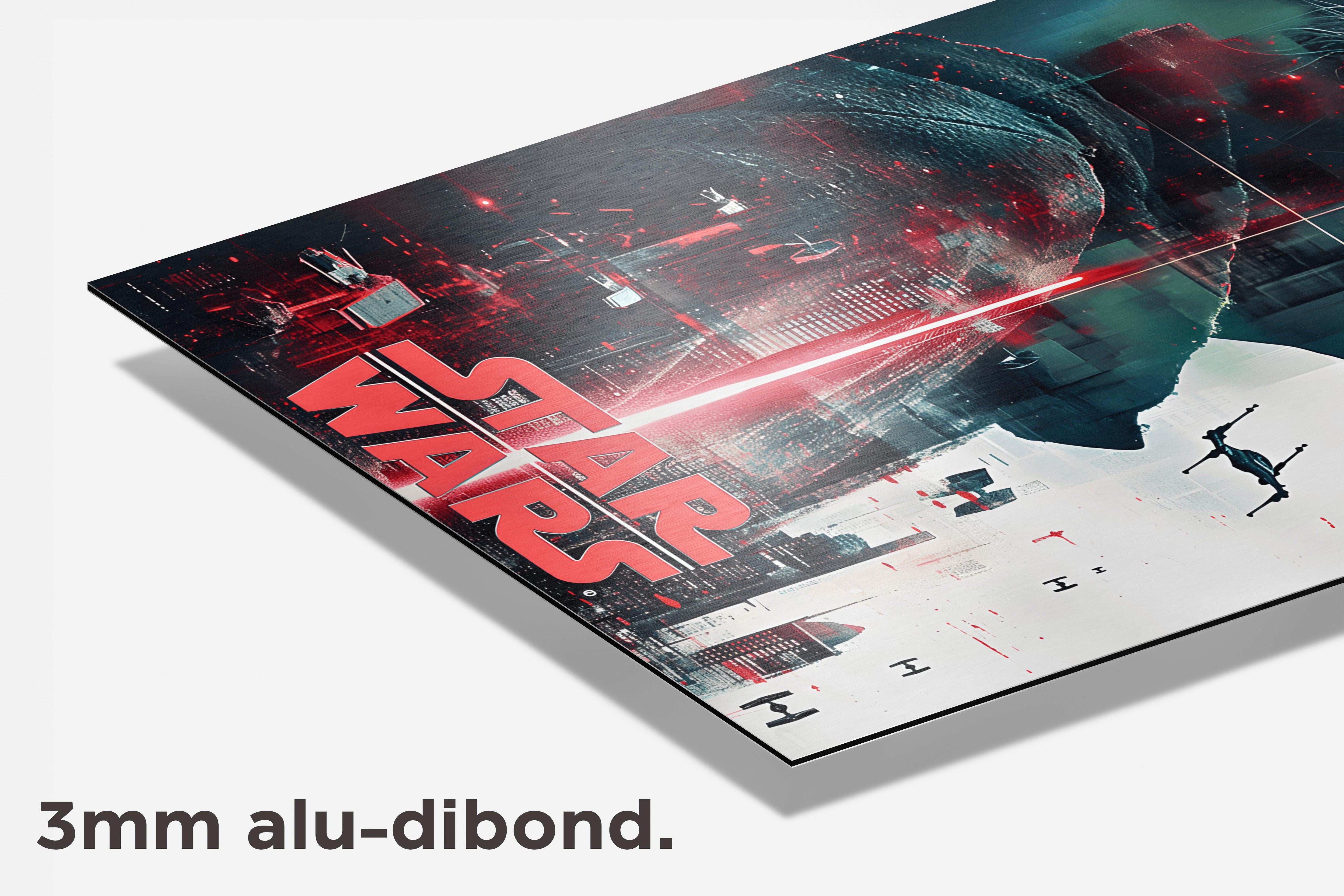 Yoda Star Wars dibond detail