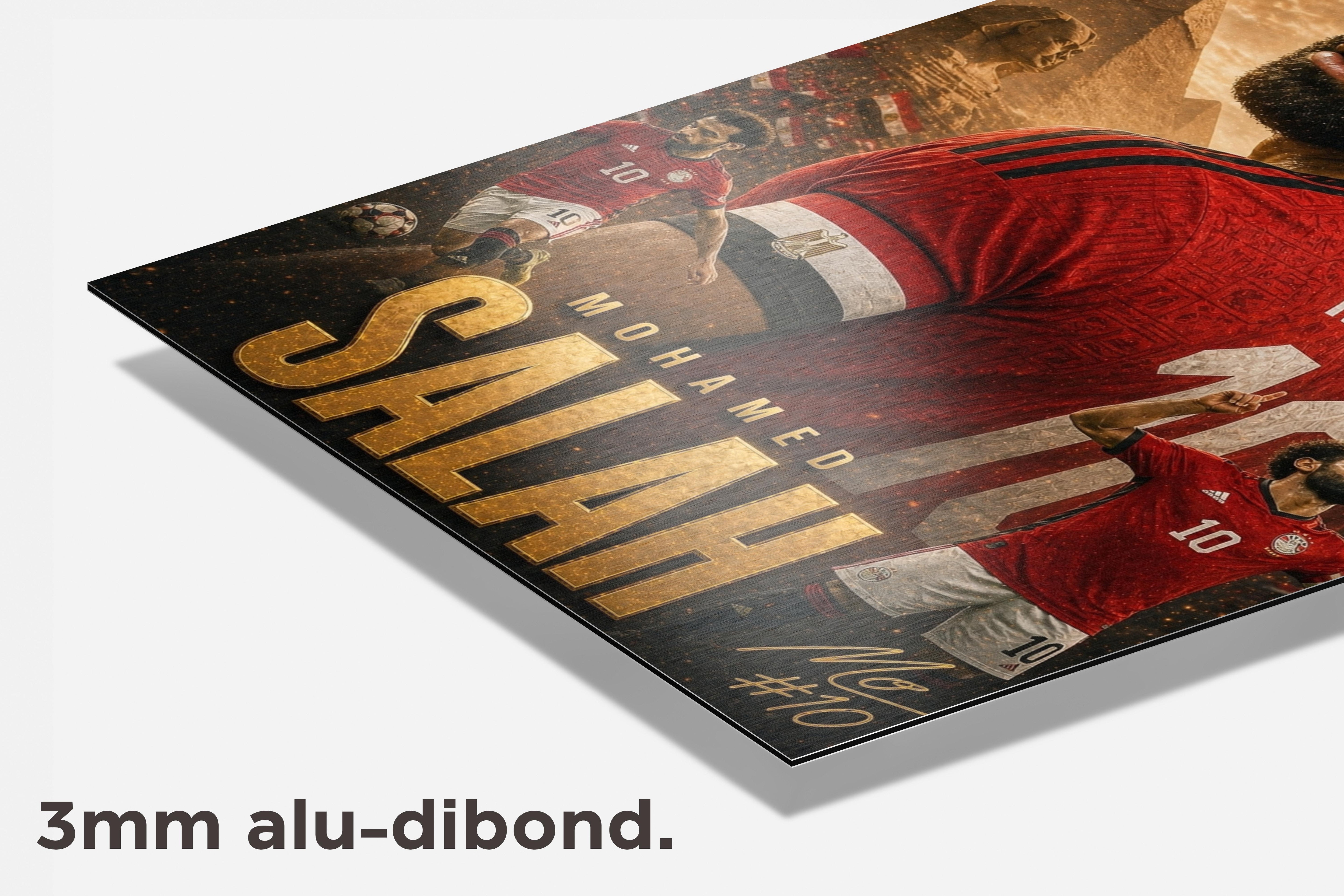 Mohamed Salah dibond detail