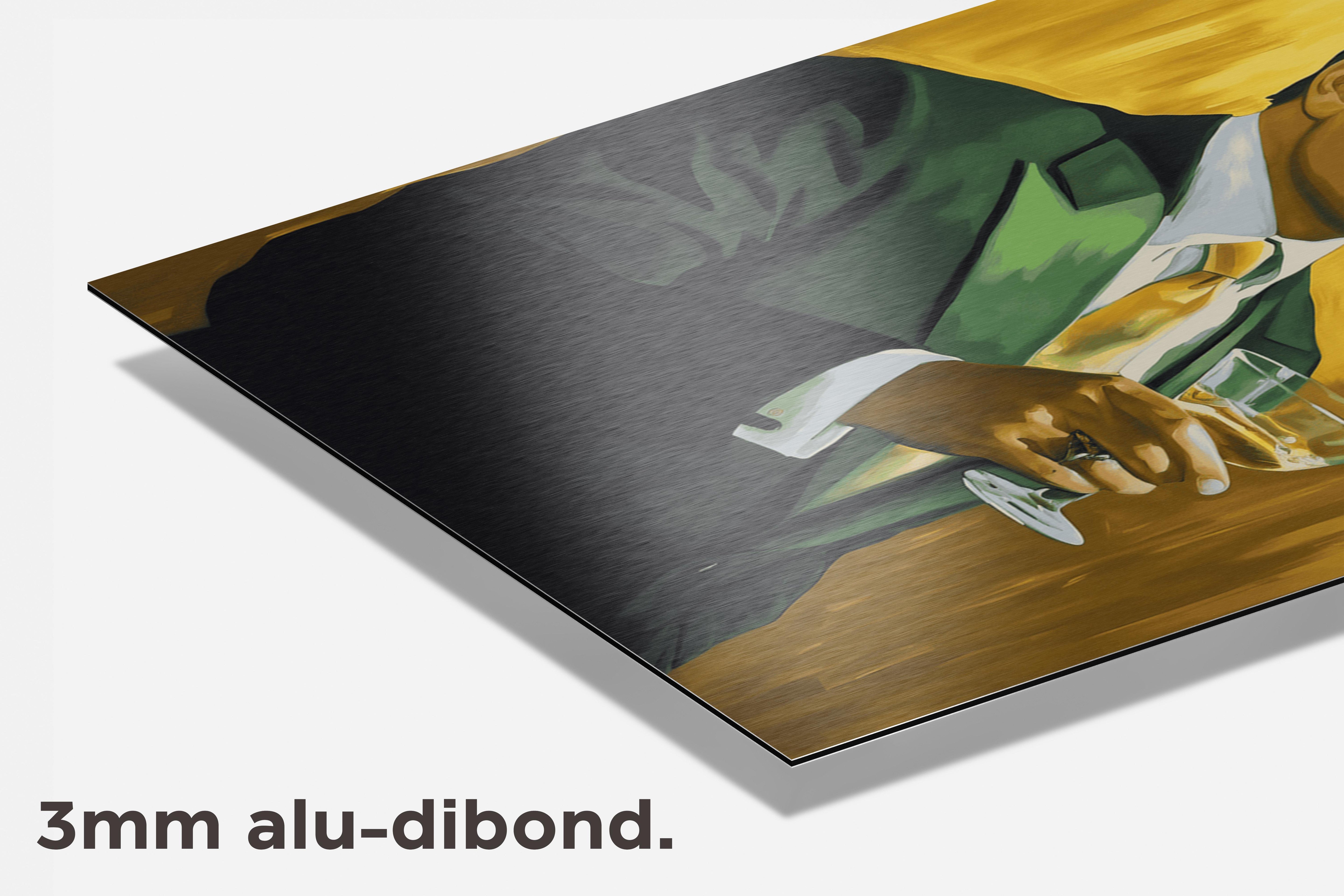 Leonardo DiCaprio Poster dibond detail