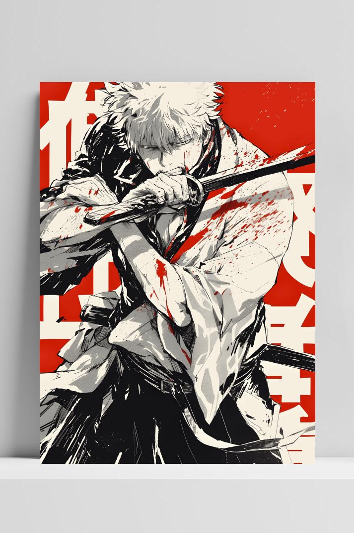 Gintama Manga op 3mm aluminium dibond