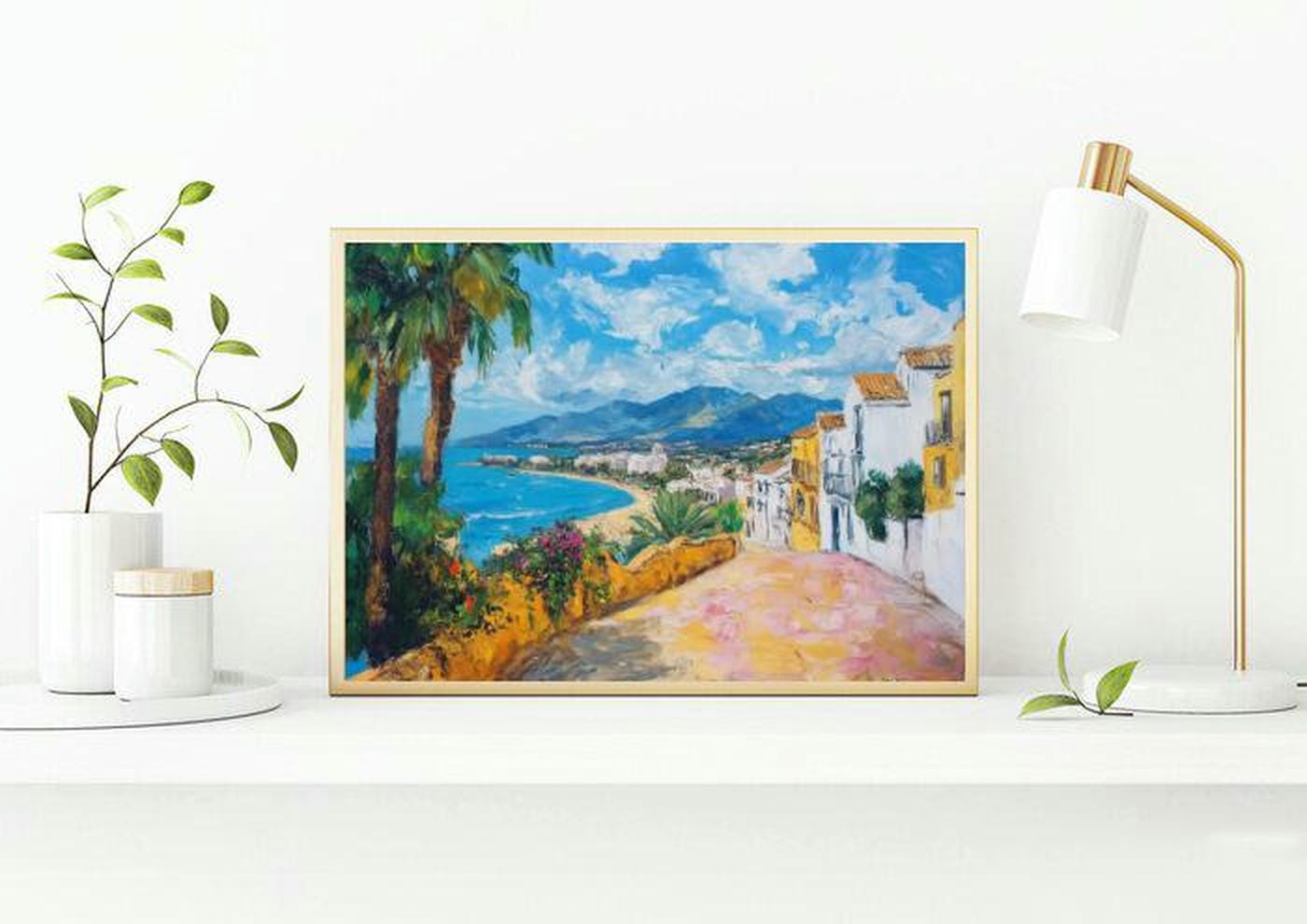 Marbella Günther Förg Inspired poster sfeerbeeld 2