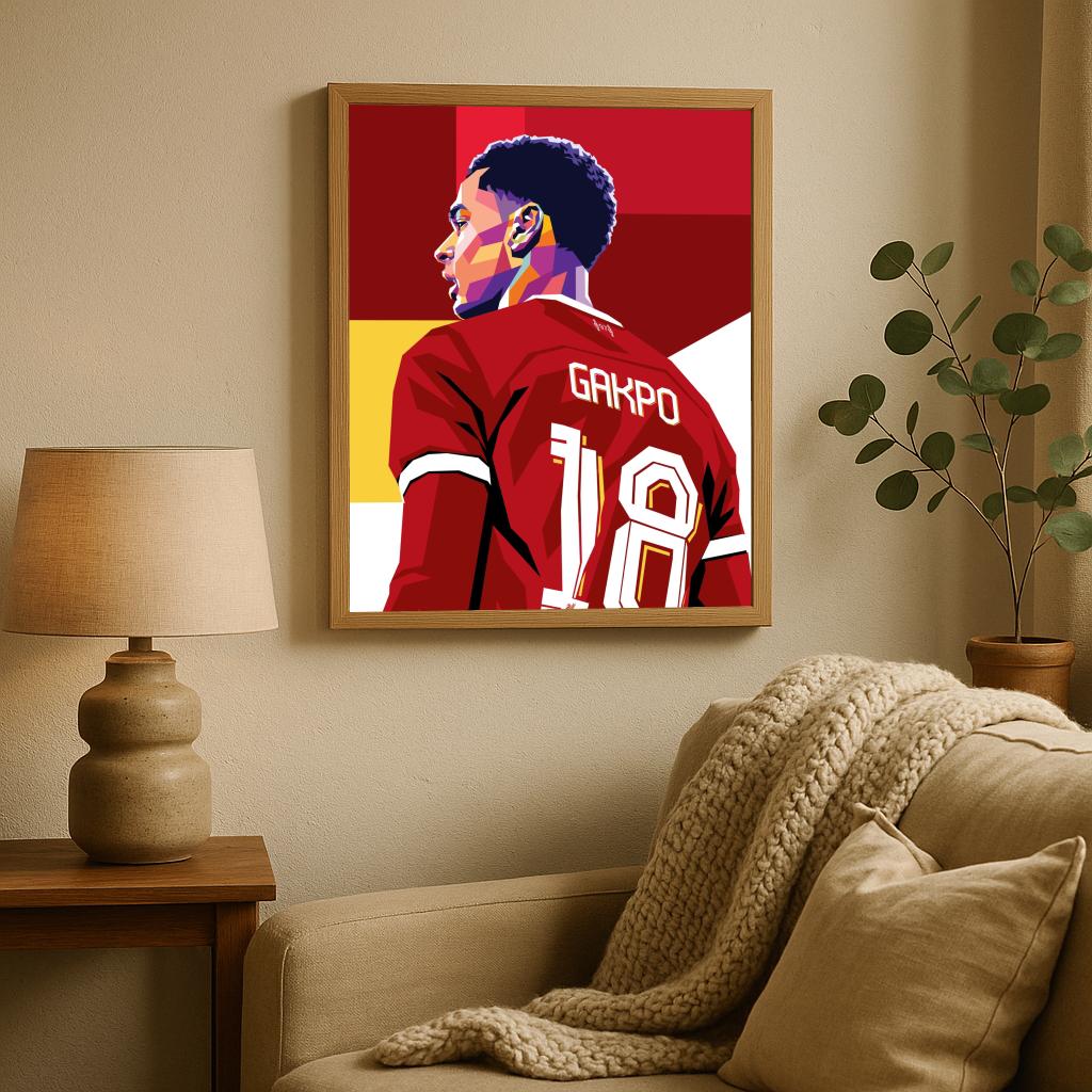 Cody Gakpo Pop Art poster sfeerbeeld 2