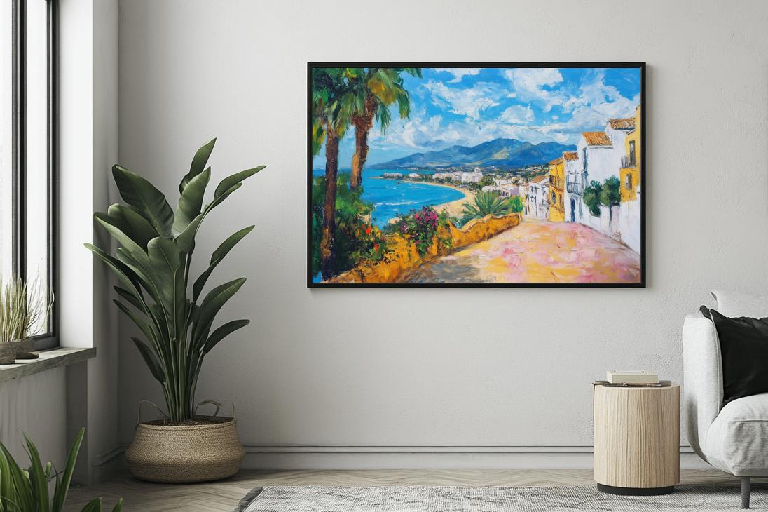 Marbella Günther Förg Inspired poster van 25 Artstreet
