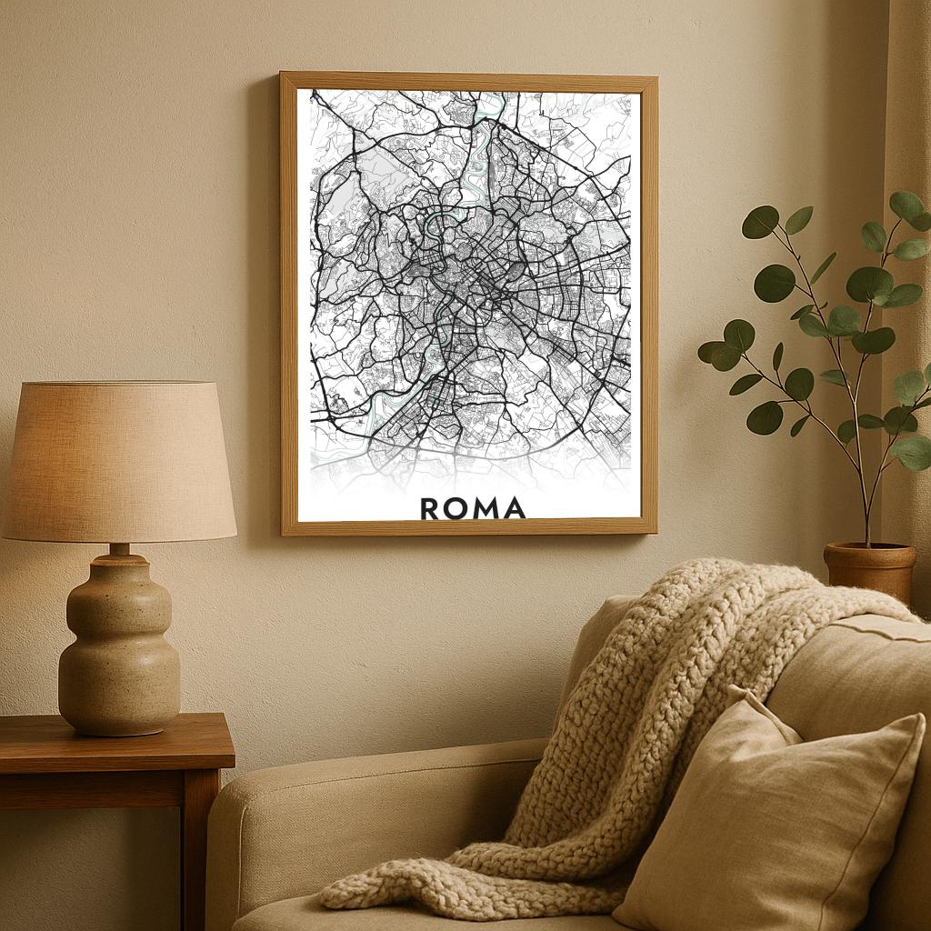 Rome Italy Blue poster sfeerbeeld 2