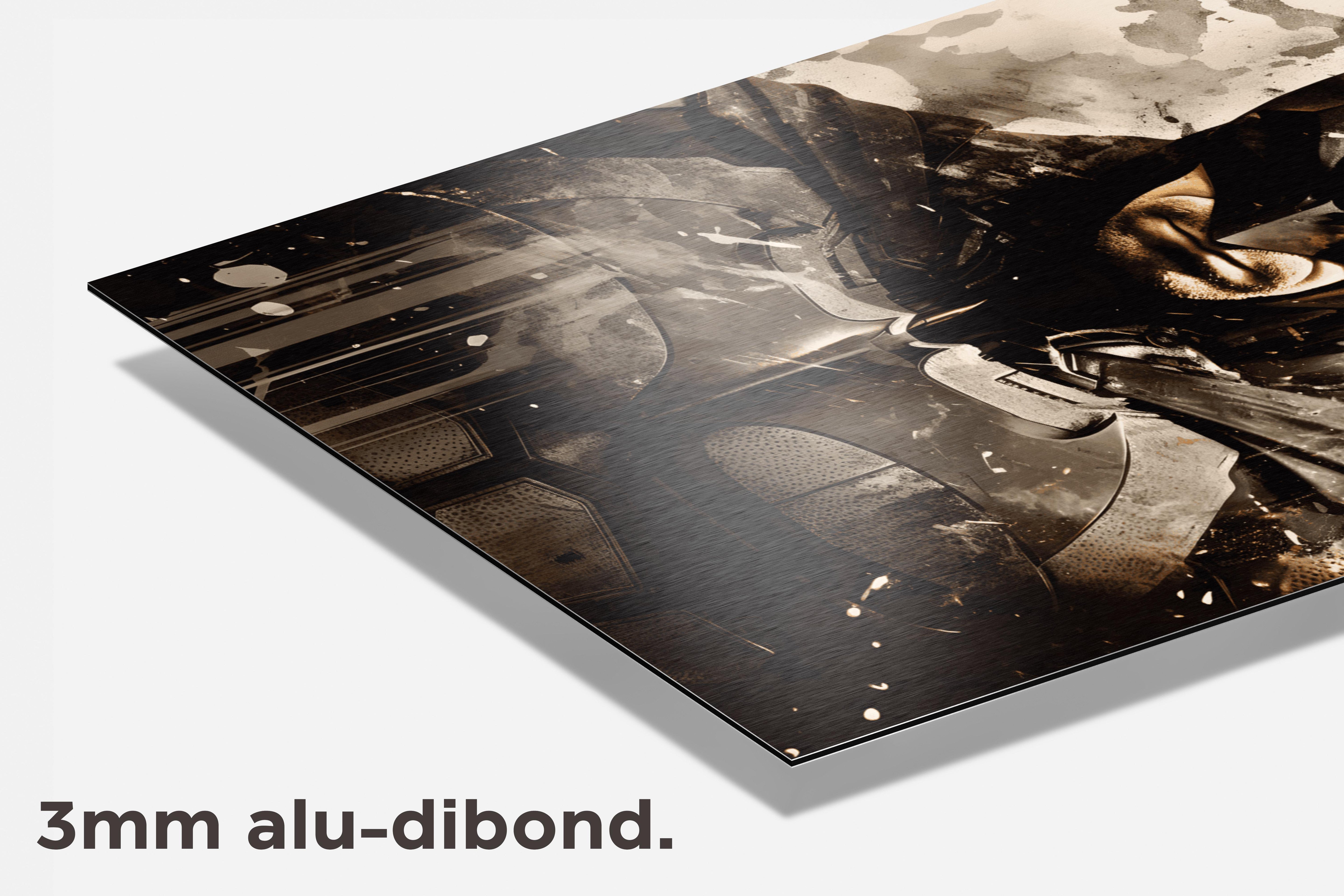 Batman dibond detail