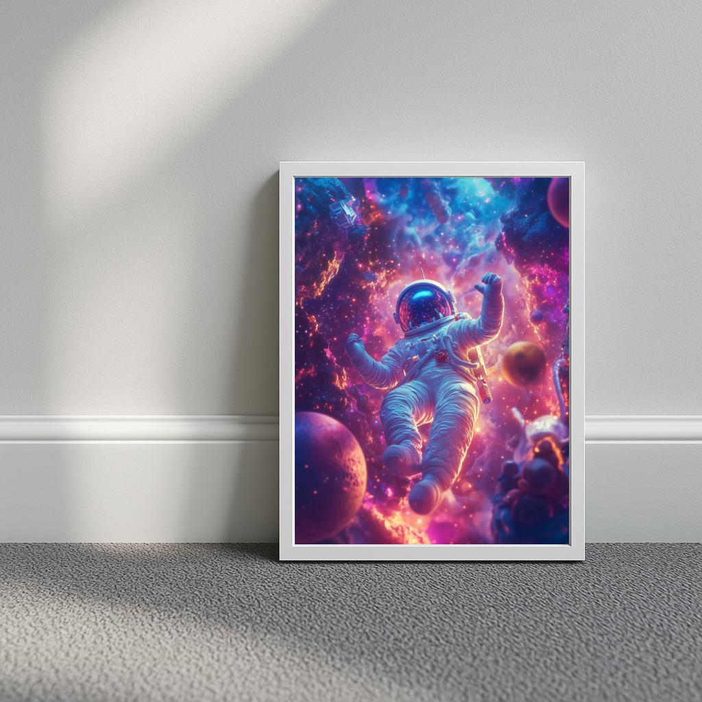 Astronaut Sci-fi poster sfeerbeeld 3