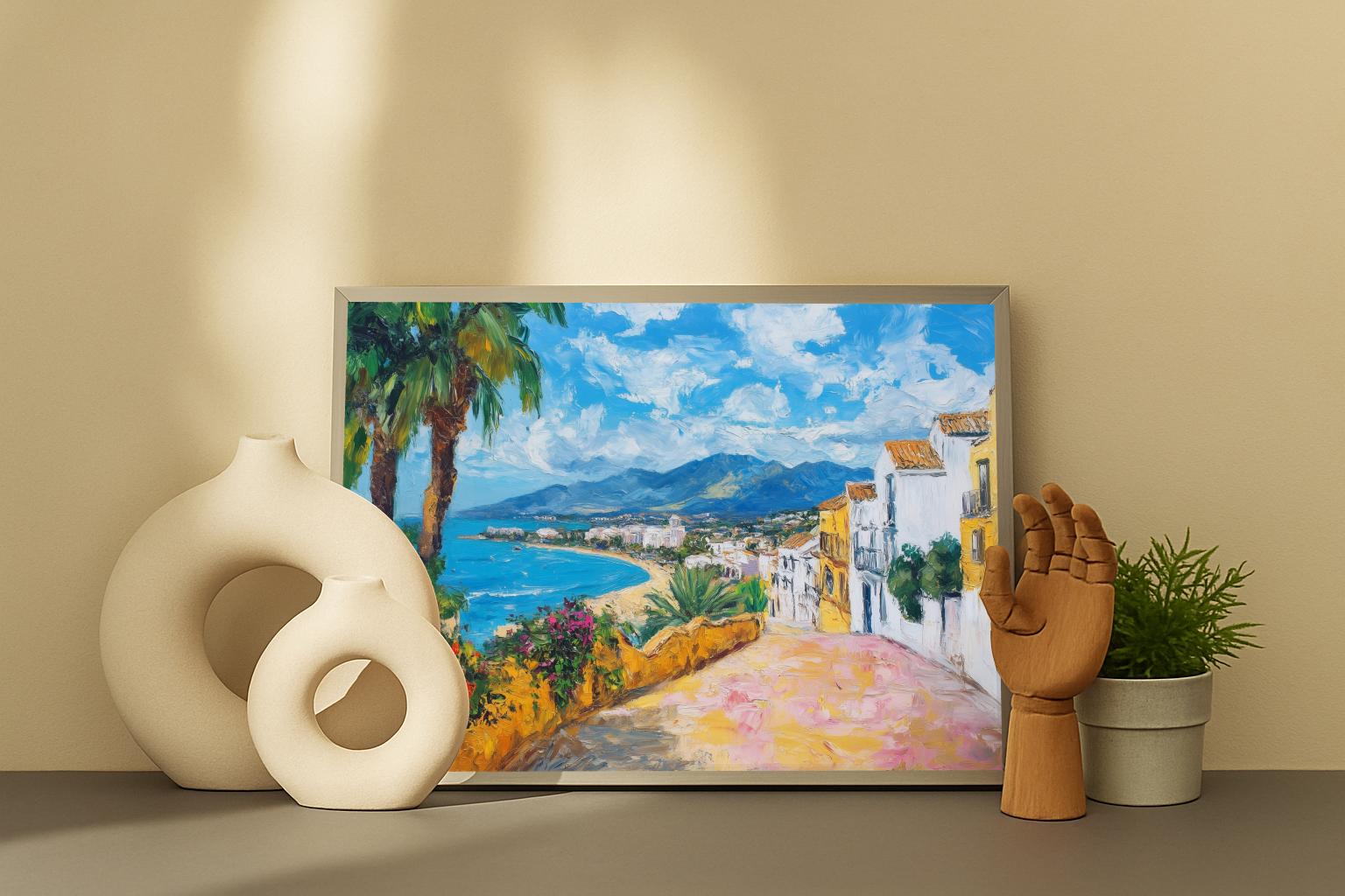 Marbella Günther Förg Inspired poster sfeerbeeld 1