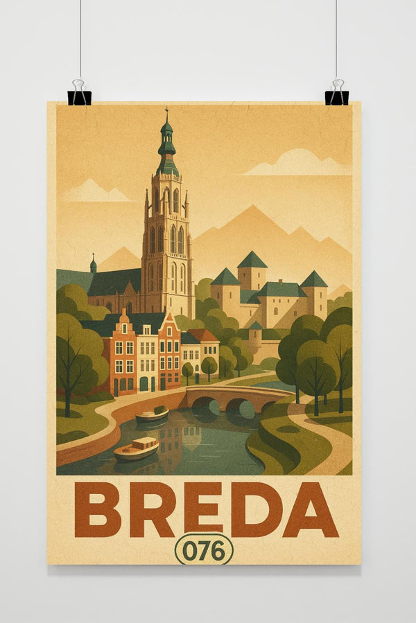 Breda Vintage poster