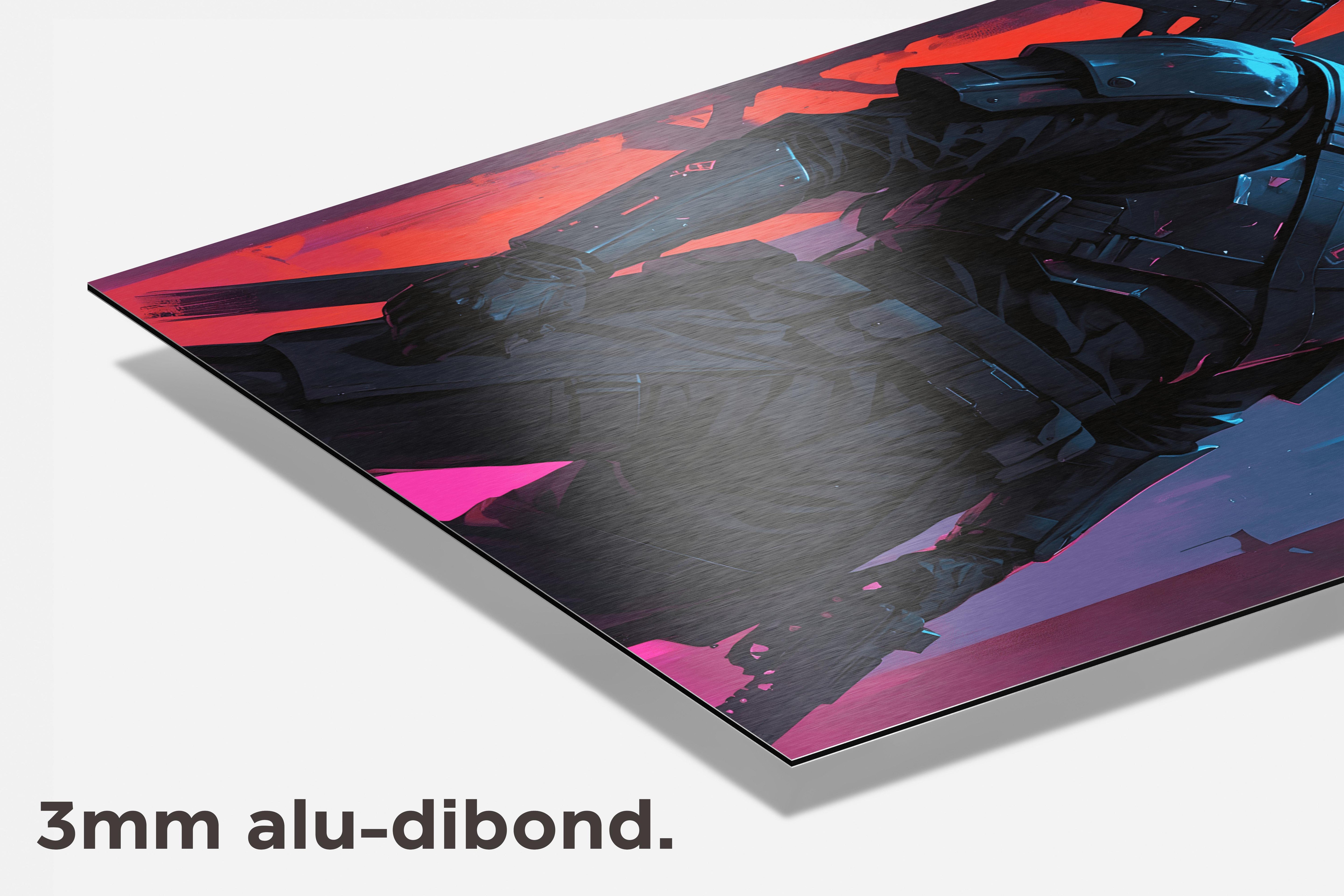 Soldaat Robot dibond detail