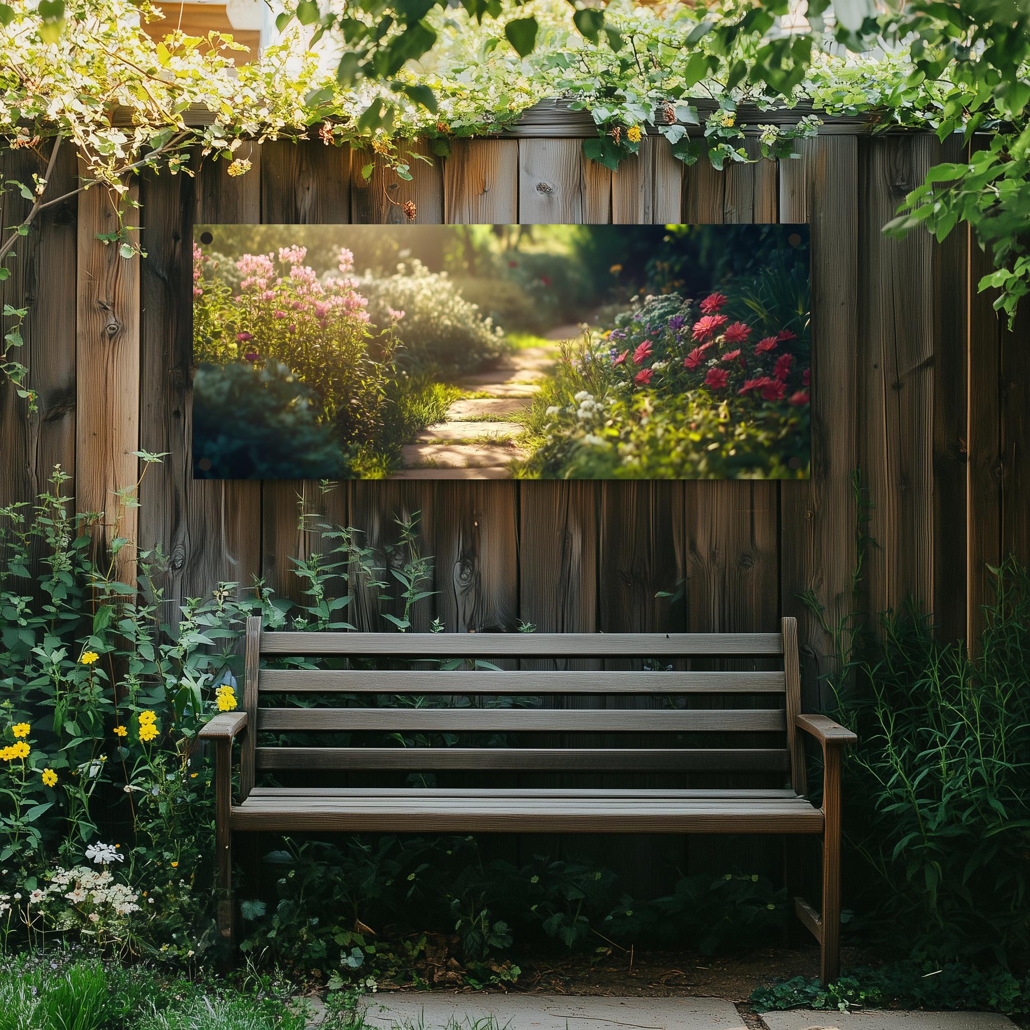Tuinposter Zomer Tuin sfeerbeeld 1