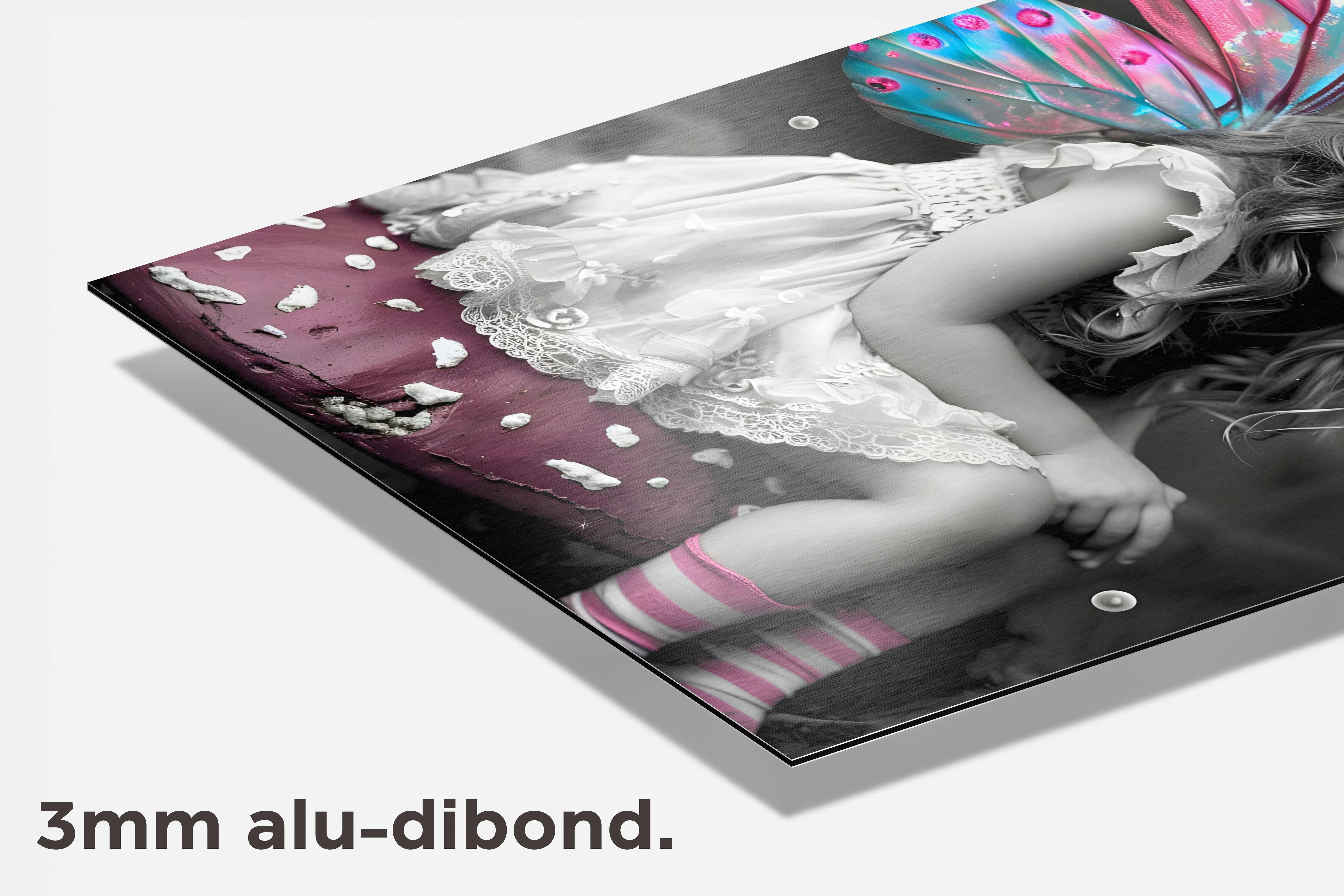 Fee Kind Roze dibond detail