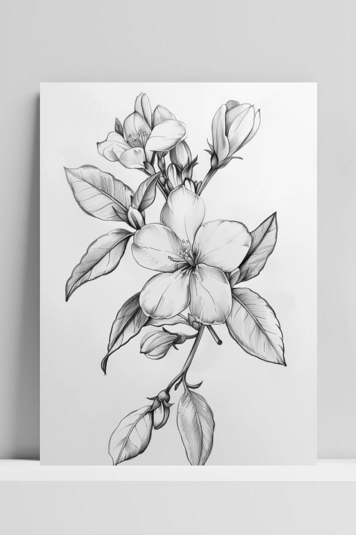 Jasmijn Schets op 3mm aluminium dibond