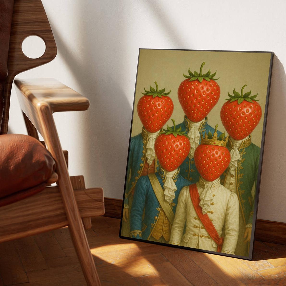 Strawberry Head Vintage poster sfeerbeeld 1