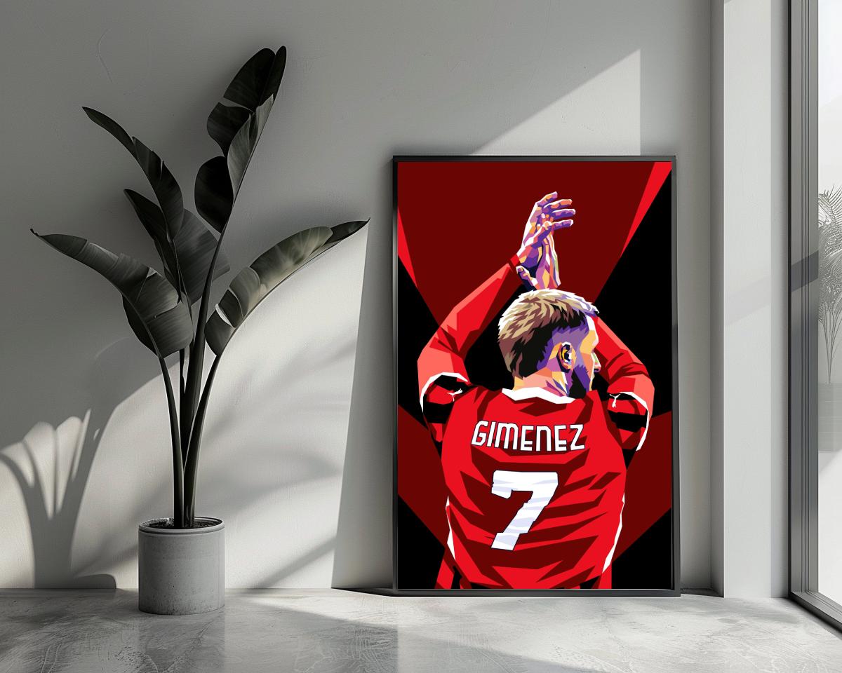 Santiago Giménez poster van 25 Artstreet