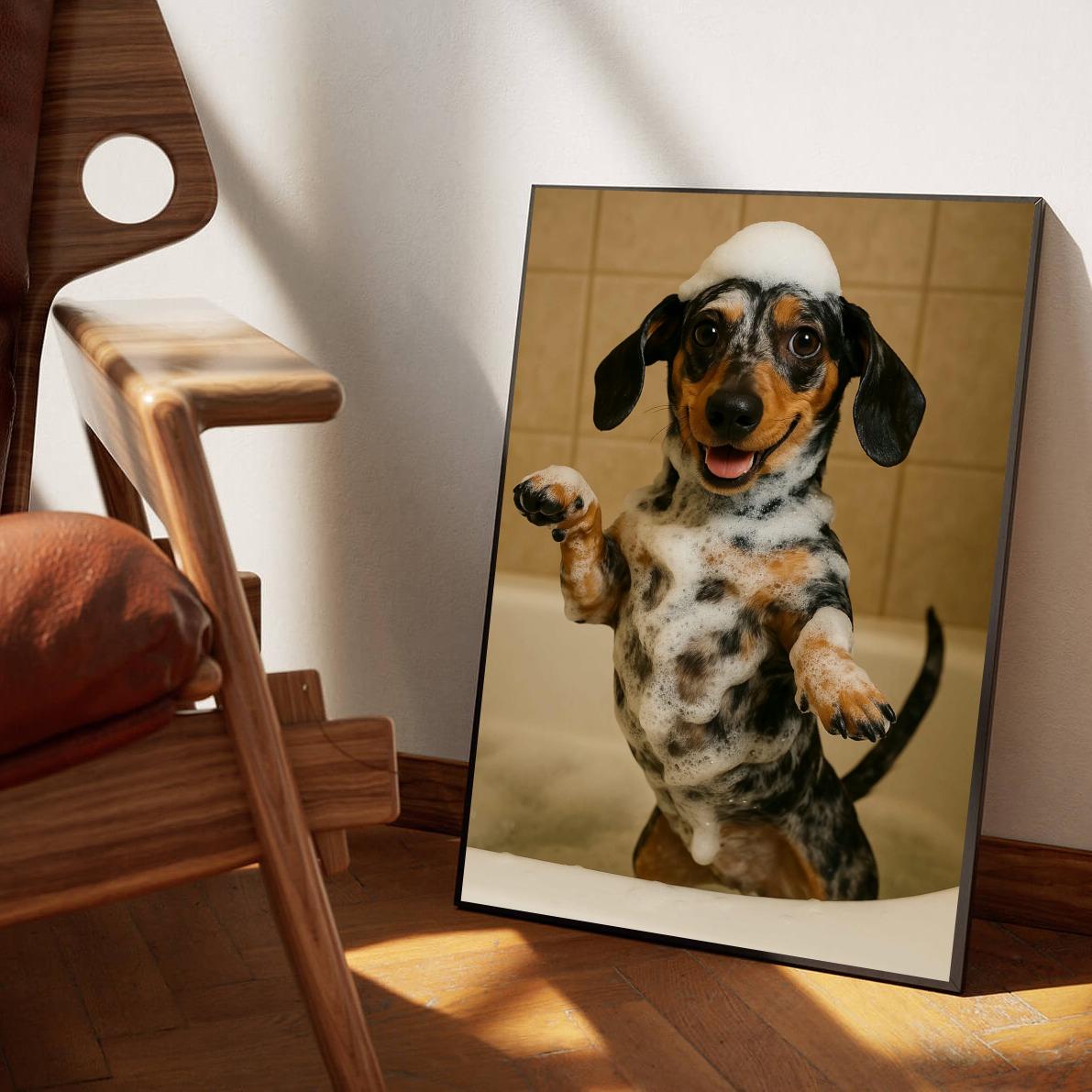 Dog Bubble Bath poster sfeerbeeld 1