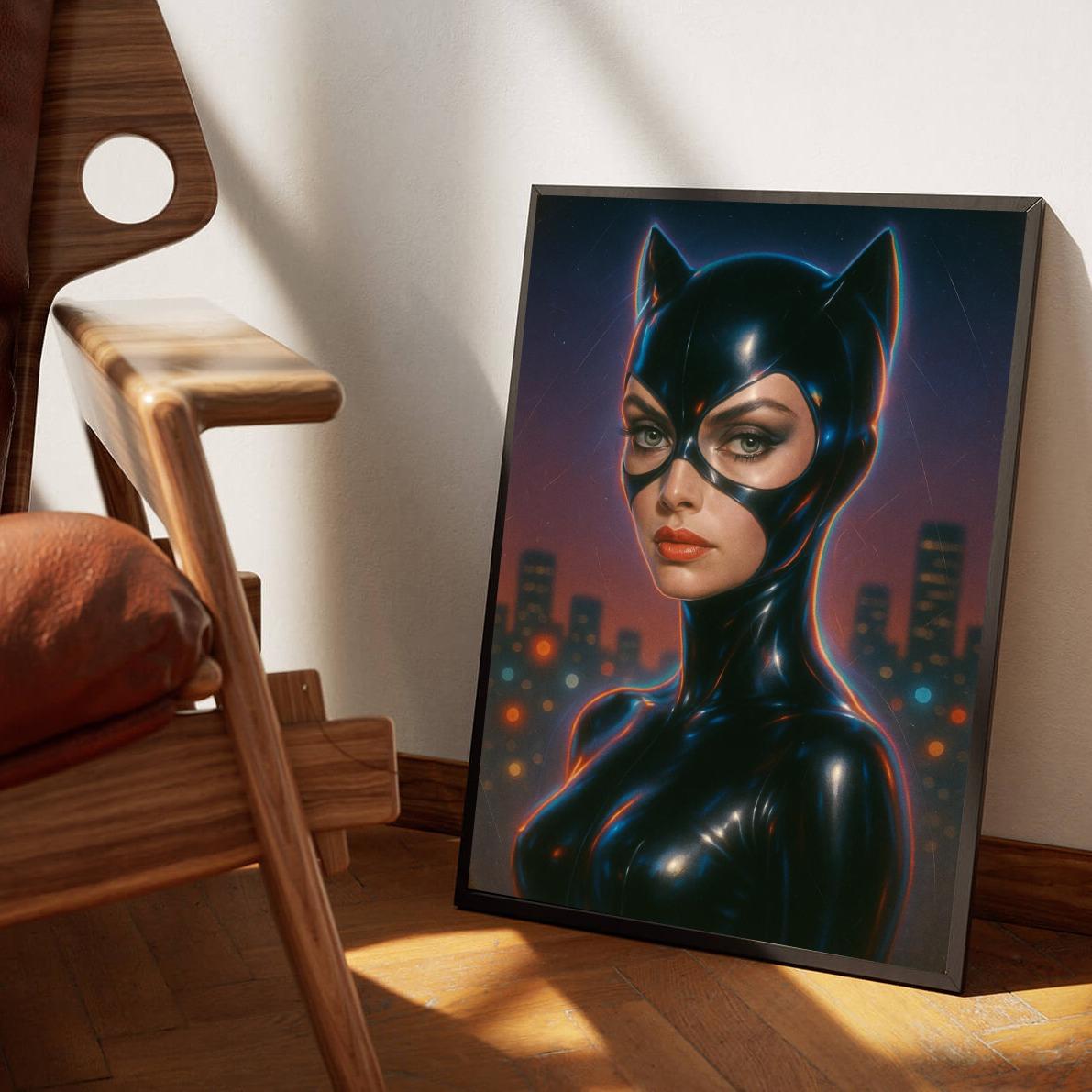 Catwoman Vintage poster sfeerbeeld 3