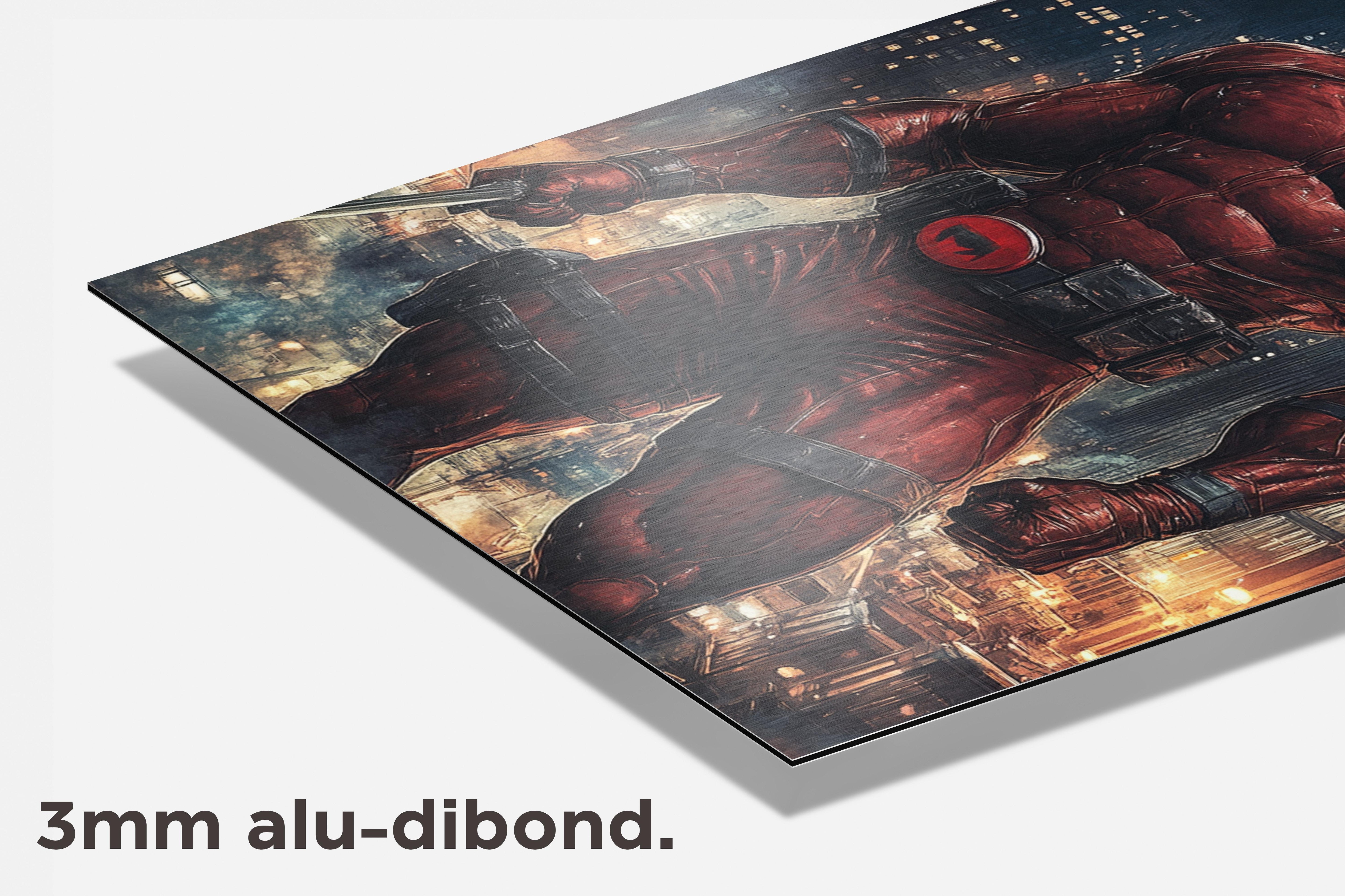 Daredevil Comics Kunst dibond detail