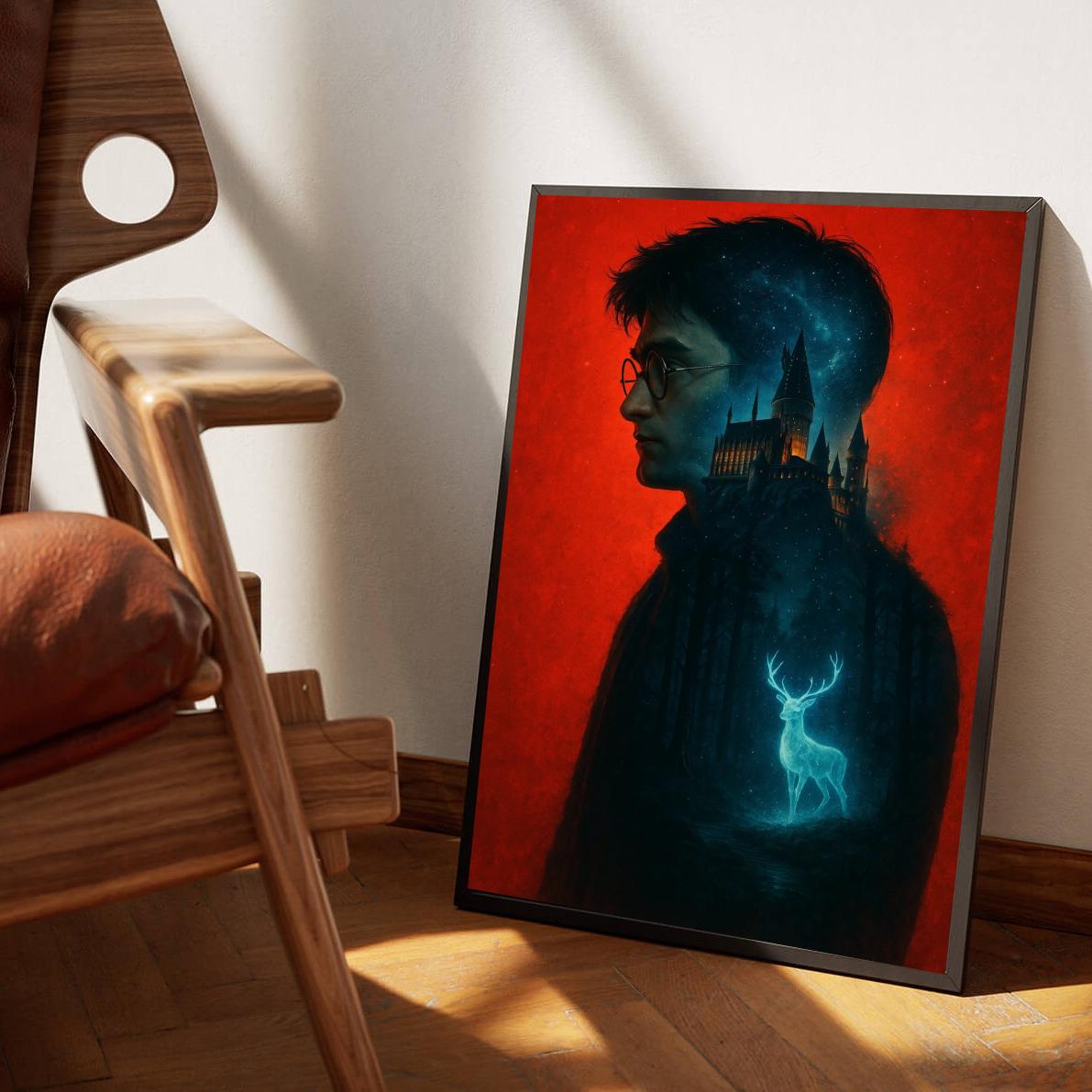 Harry Potter Hogwarts Stag poster sfeerbeeld 3