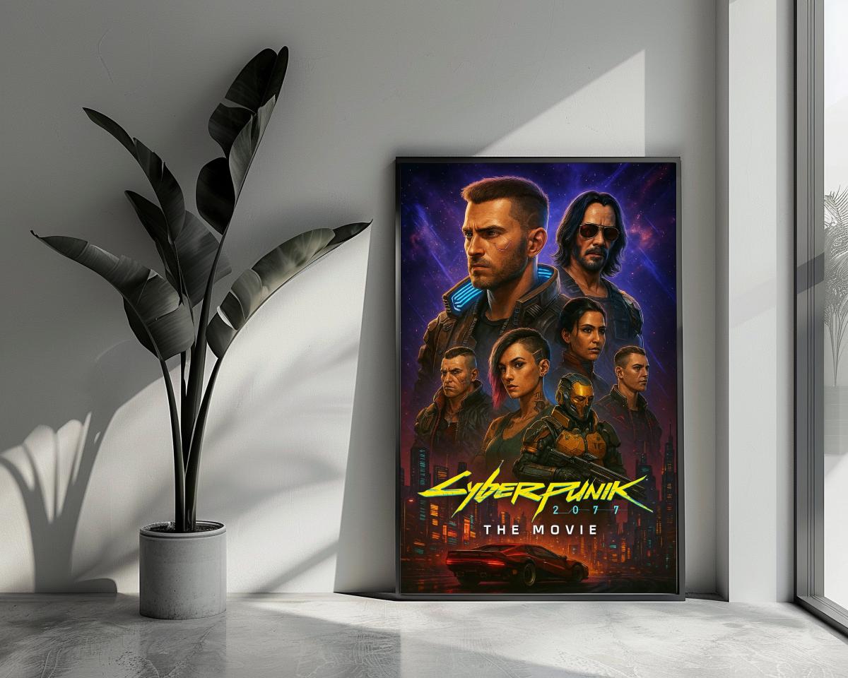 Cyberpunk 2077 Text poster van 25 Artstreet