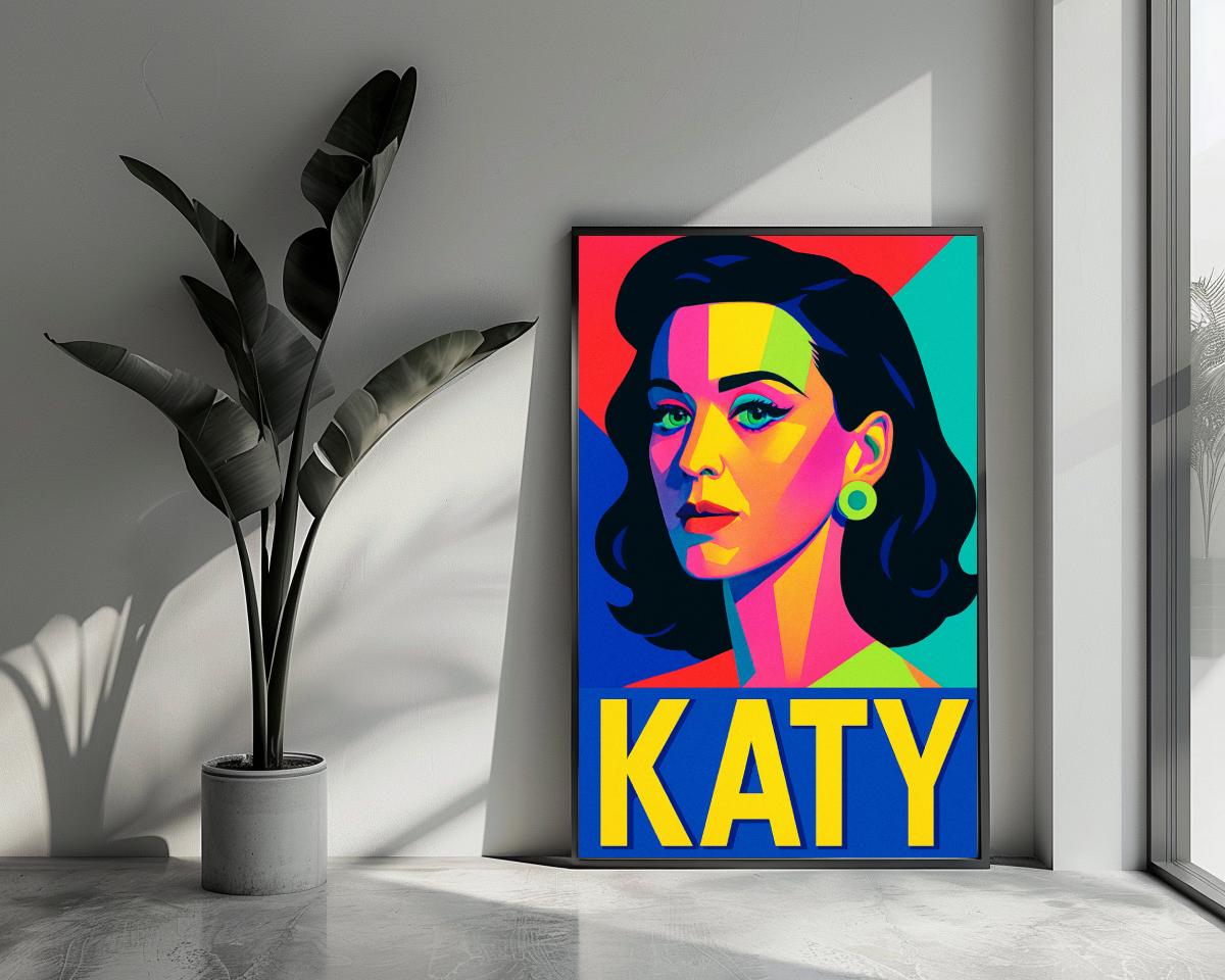 Katy Perry Pop Art poster van 25 Artstreet