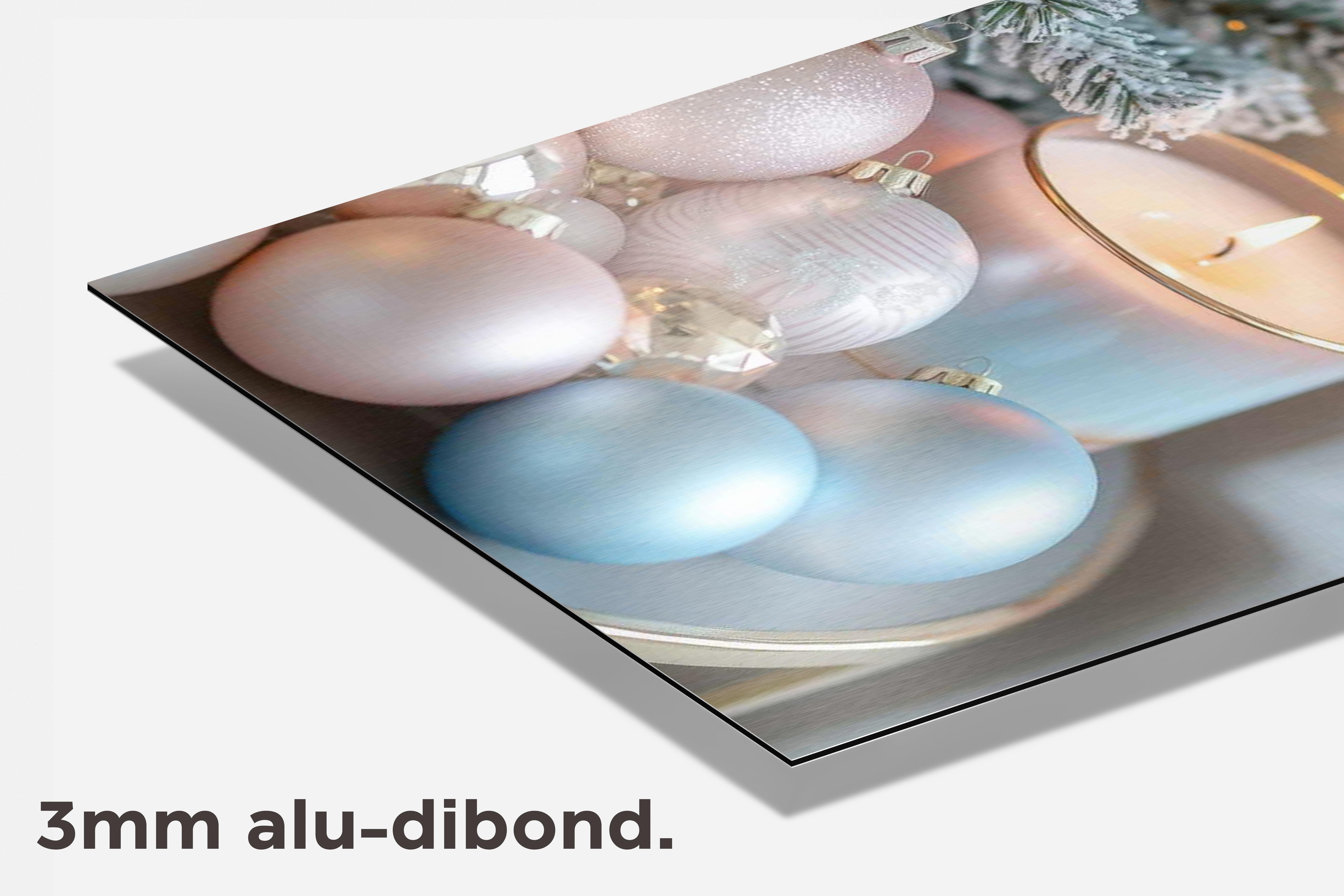 Kerst Ornament dibond detail