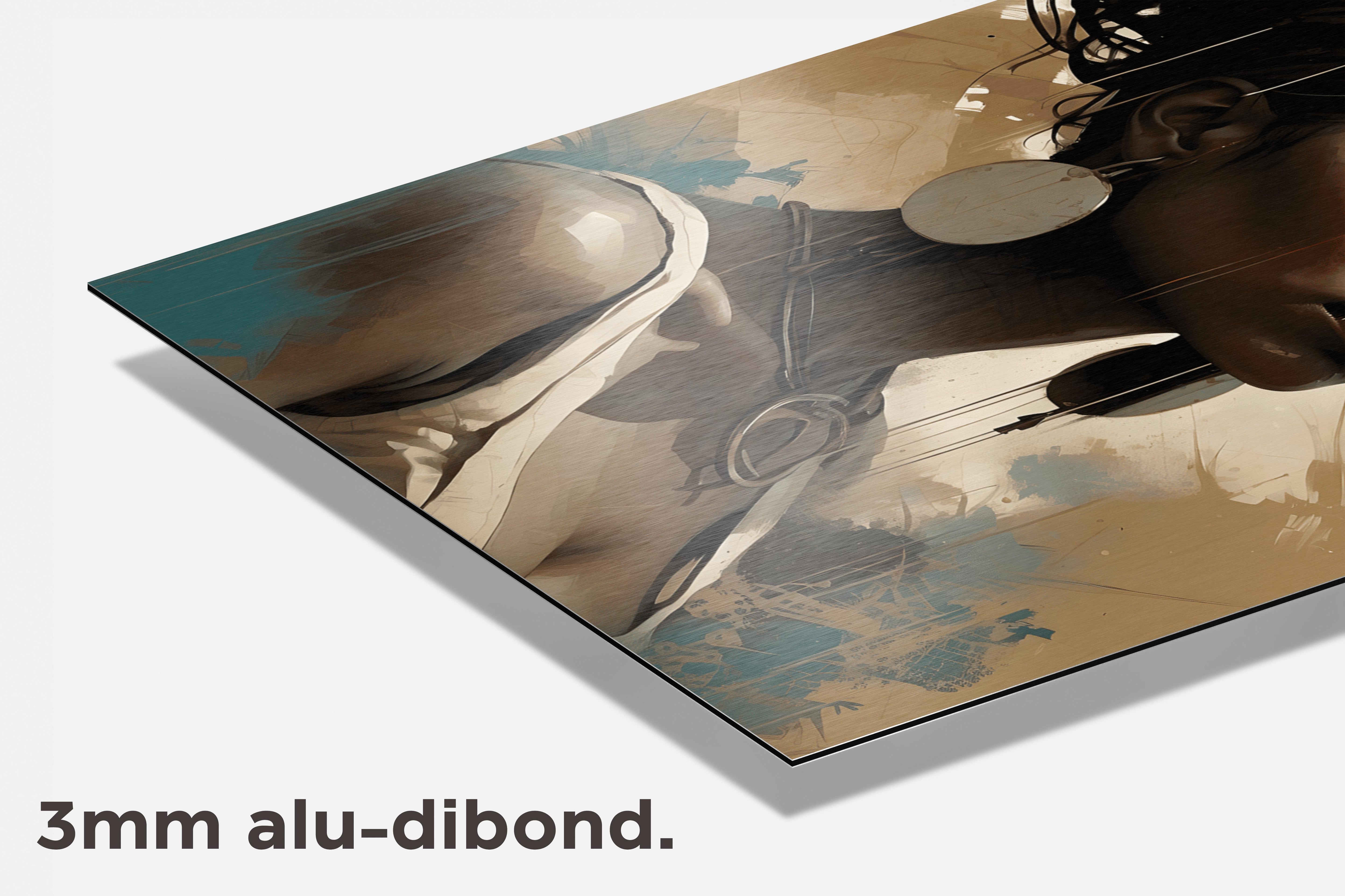 Afrikaans Model dibond detail