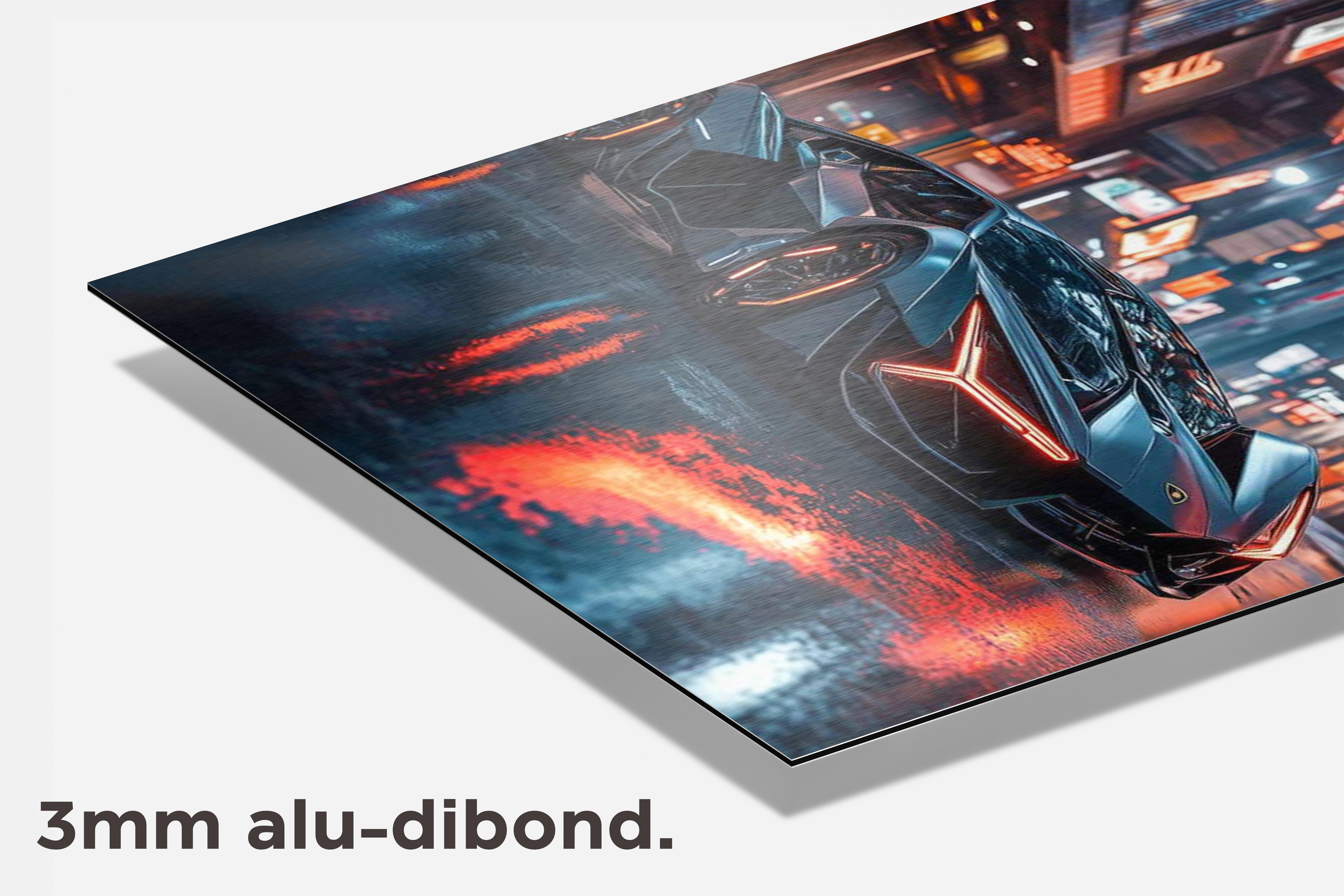 Lamborghini dibond detail