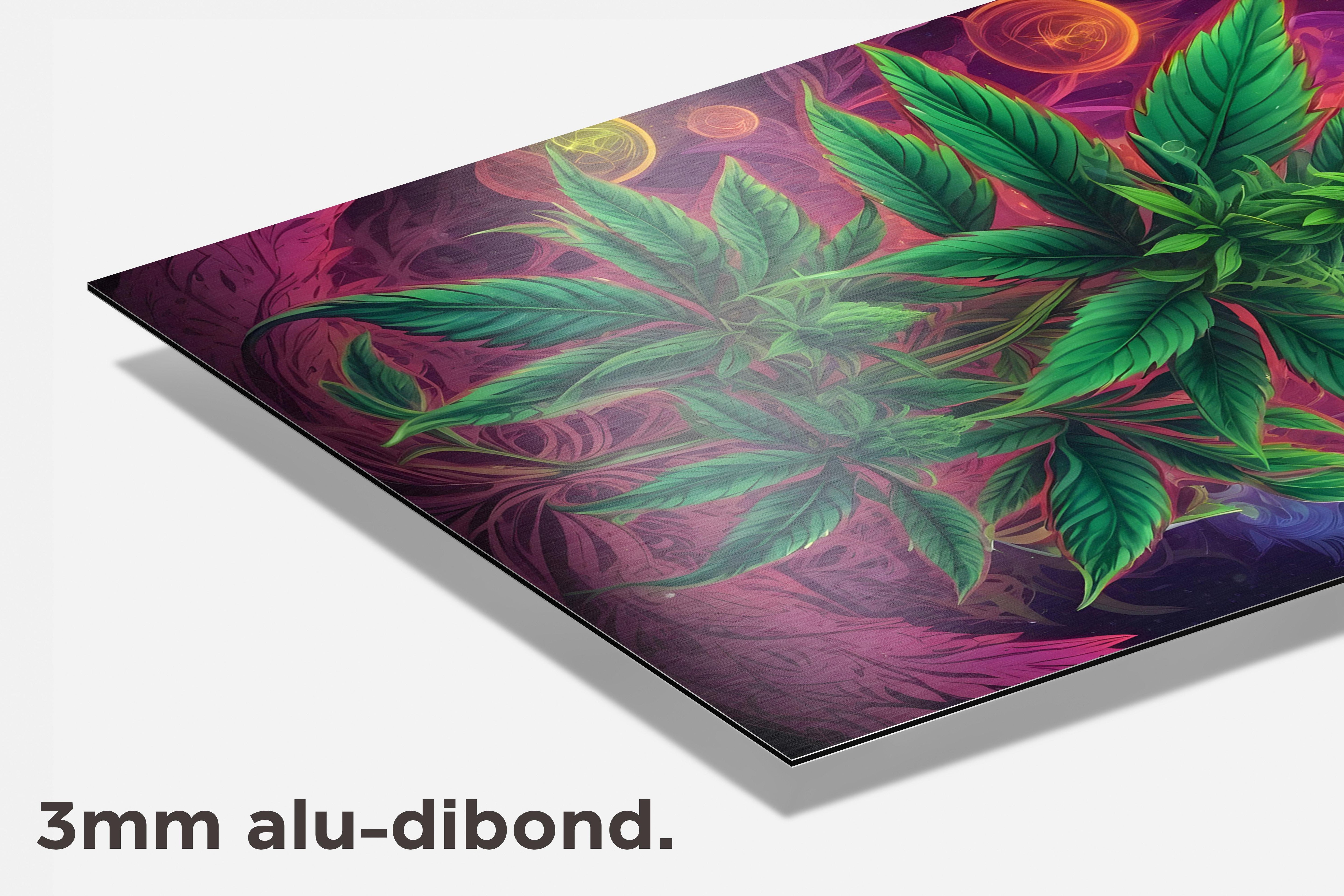 Mariuana Trip dibond detail