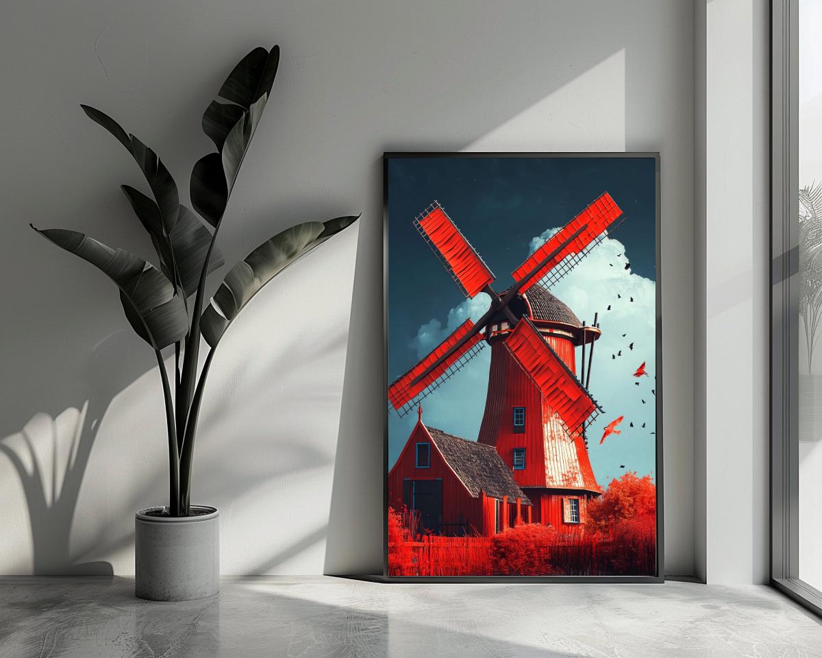Windmill poster van 25 Artstreet