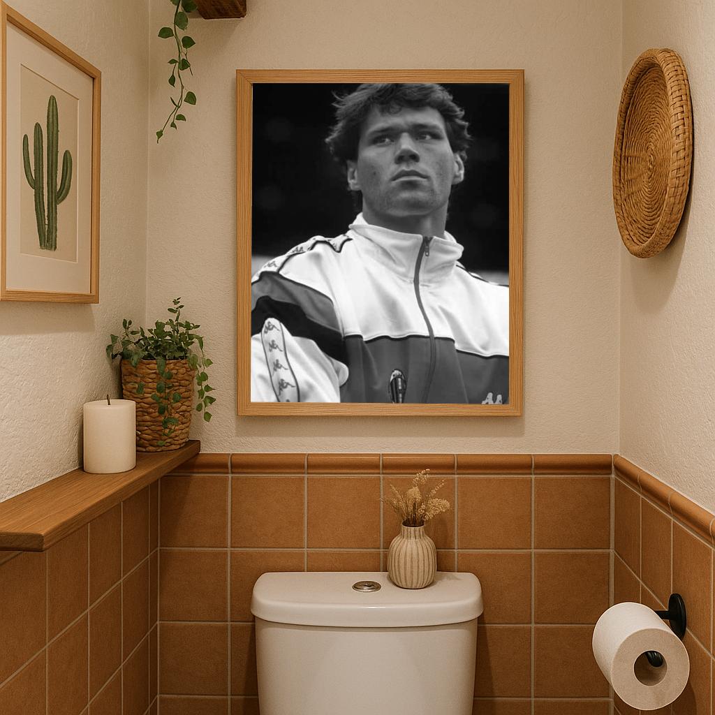 Marco van Basten B&W poster sfeerbeeld 3