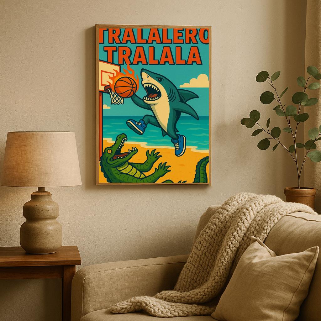 Tralalero Tralala Text poster sfeerbeeld 2