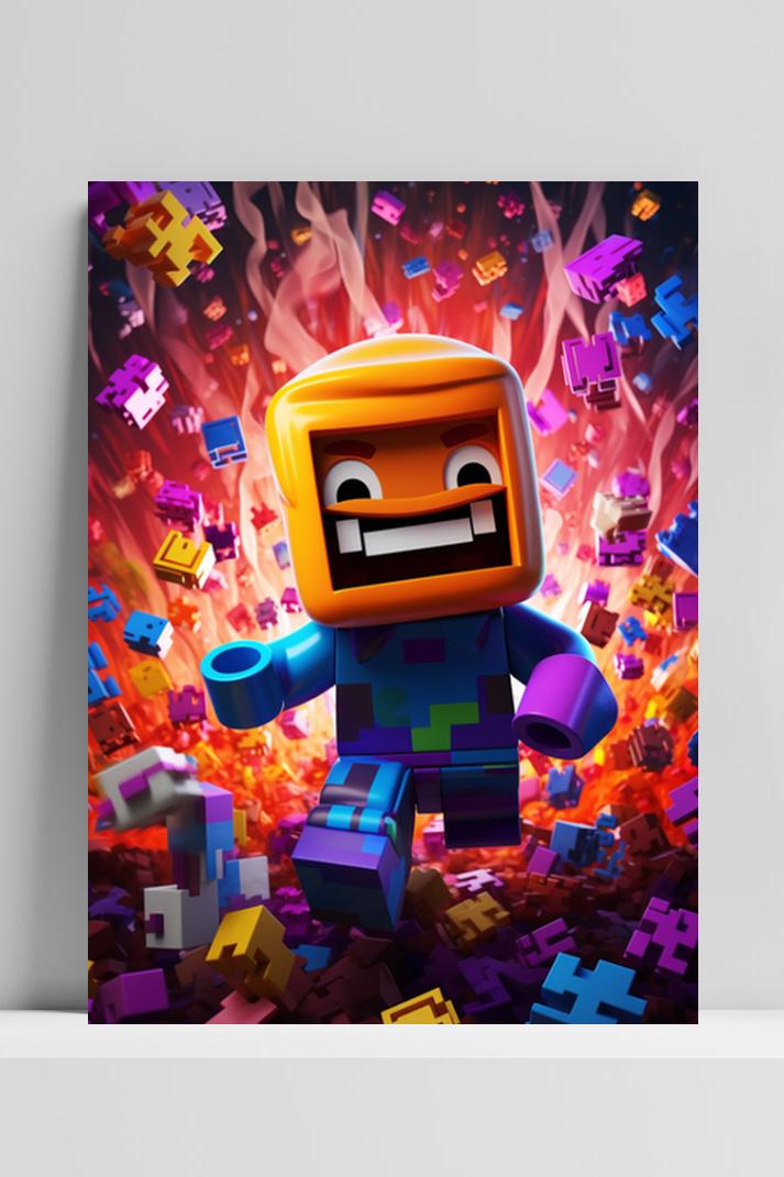 Roblox Kleurvol op 3mm aluminium dibond